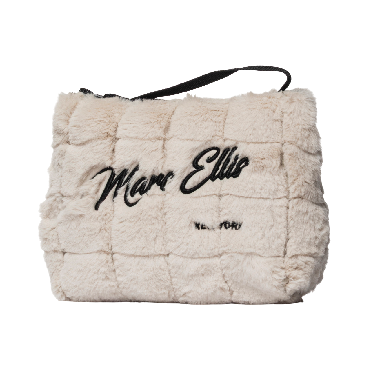 MARC ELLIS POCHETTE BUBY HAIR CLUTCH TAUPE