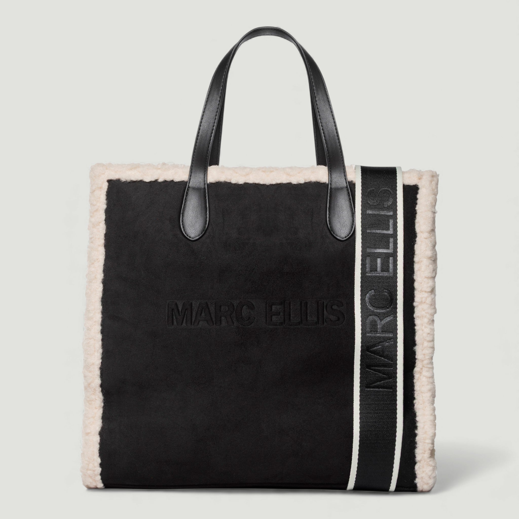 MARC ELLIS BORSA BUBY SUEDE L BLACK