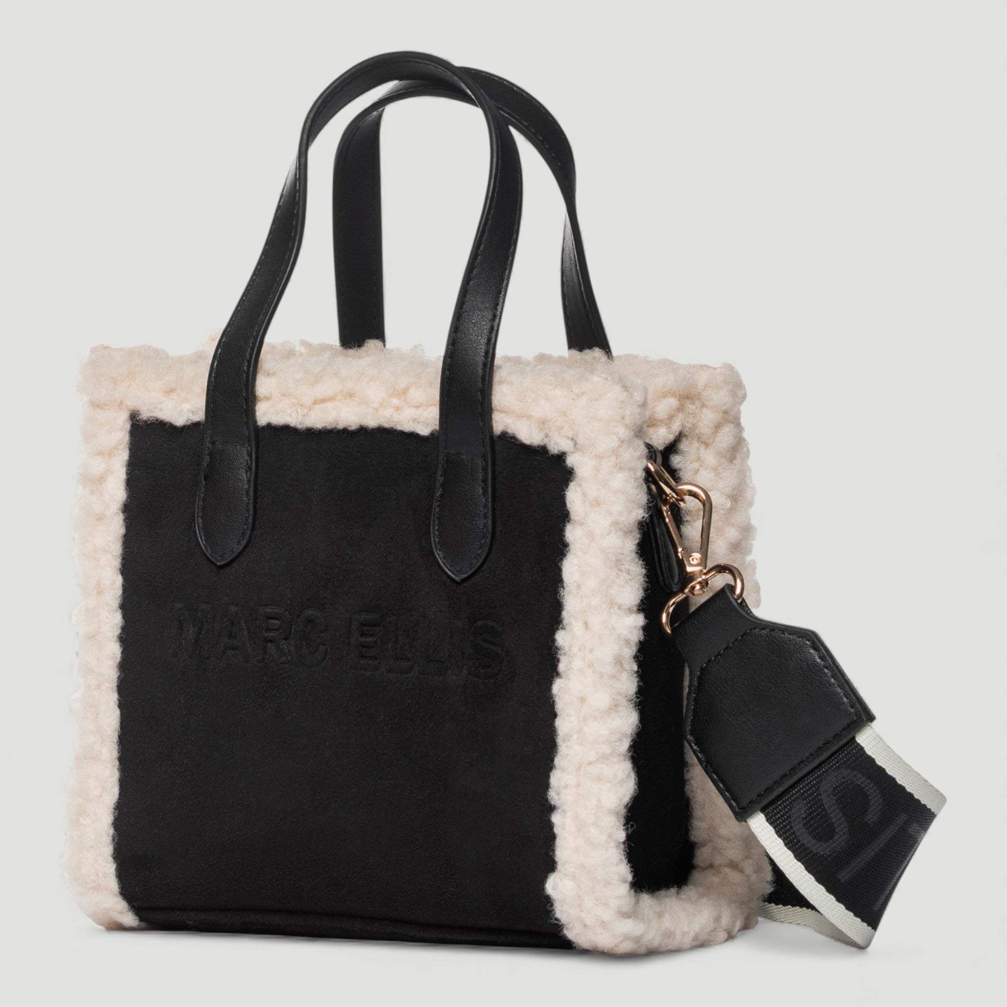 MARC ELLIS BORSA BUBY SUEDE S BLACK
