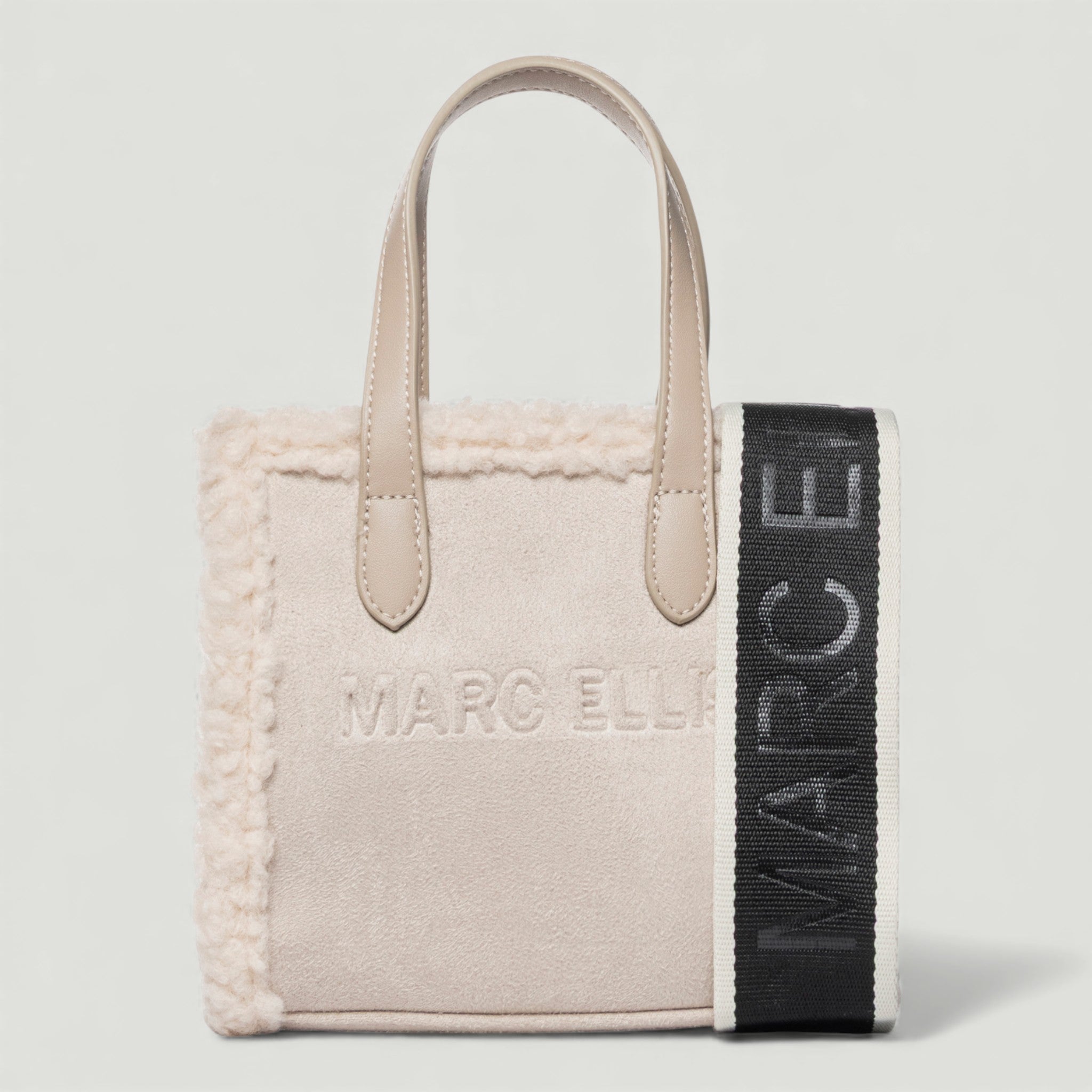 MARC ELLIS BORSA BUBY SUEDE S TAUPE