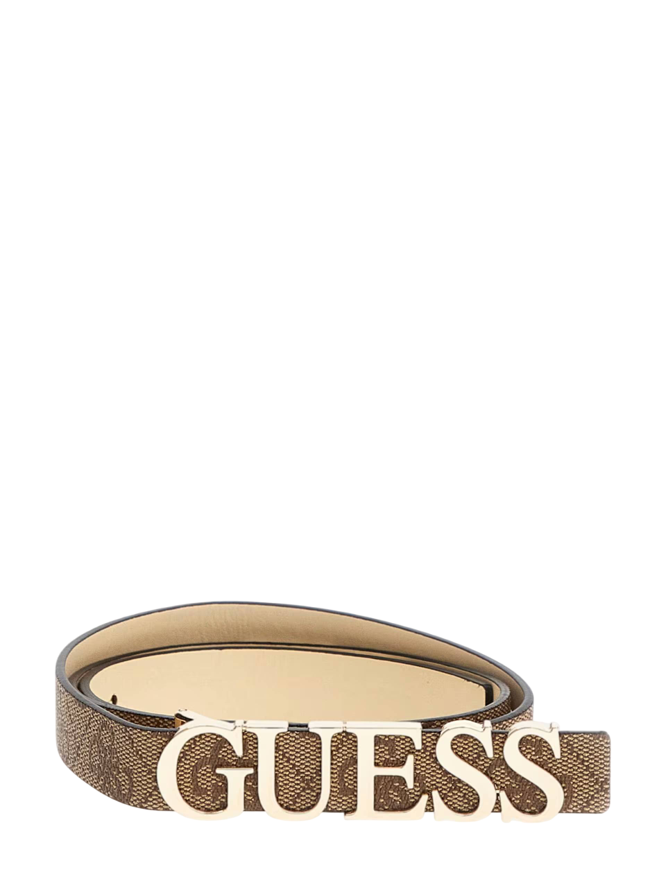 GUESS CINTURA MERIDIAN BEIGE/MARRONE D