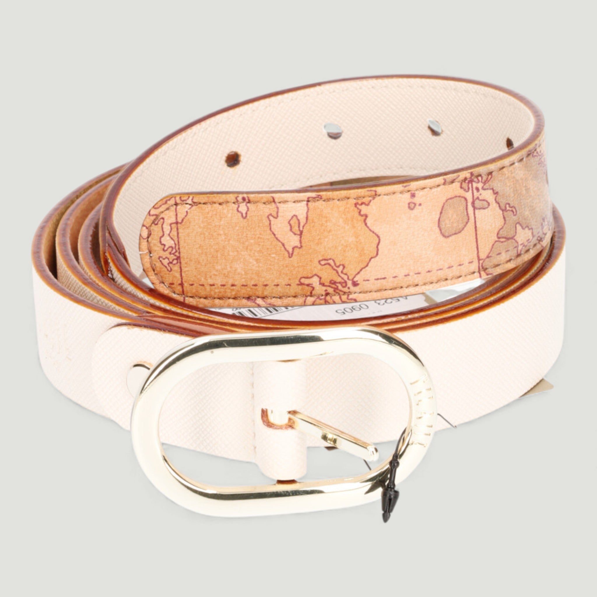 ALVIERO MARTINI 1^CLASSE CINTURA REVERSIBILE H25 AVORIO/GEO CLASSIC