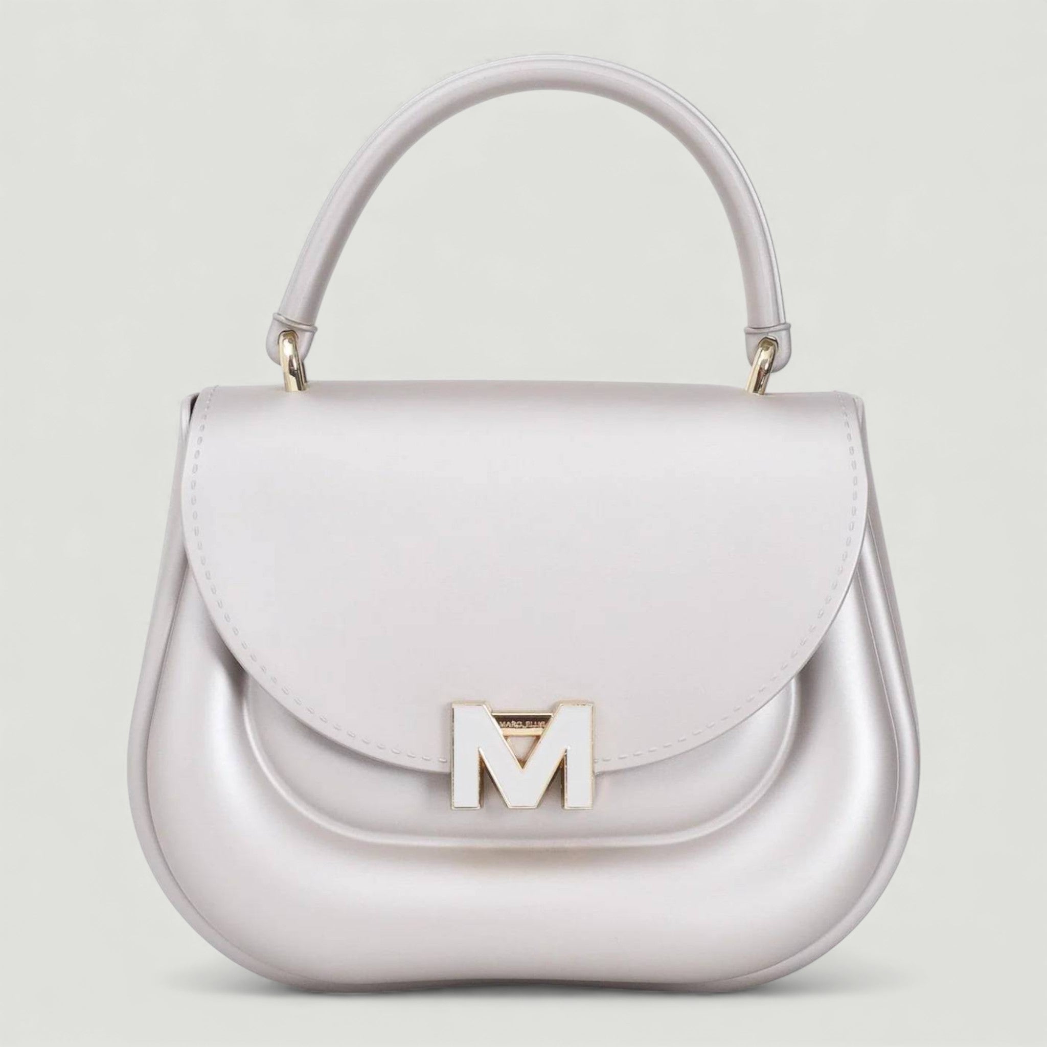 MARC ELLIS BORSA FLAT JELLY TAUPE/LIGHT