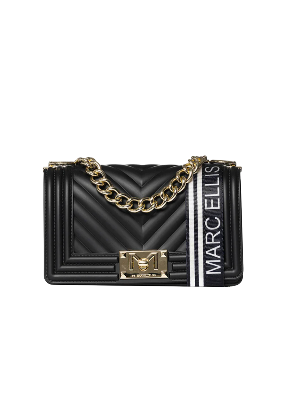 MARC ELLIS BORSA FLAT WAVE S BLACK/LIGHT GOLD