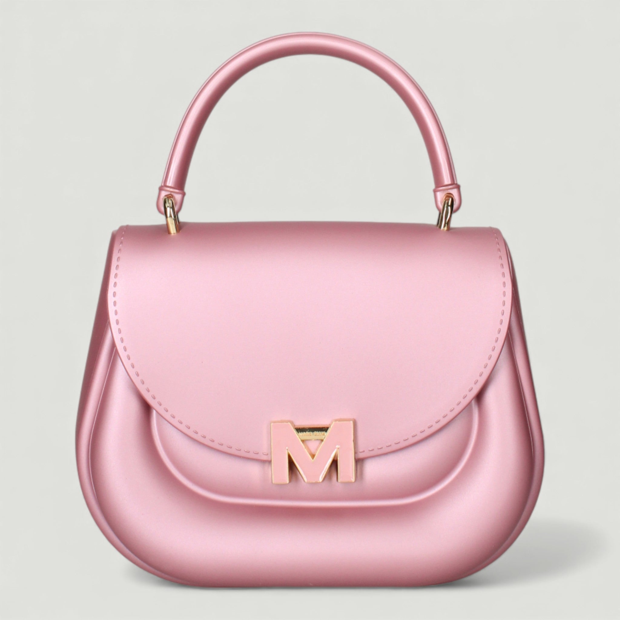 MARC ELLIS BORSA FLAT JELLY ASH ROSE/LIGHT GOLD