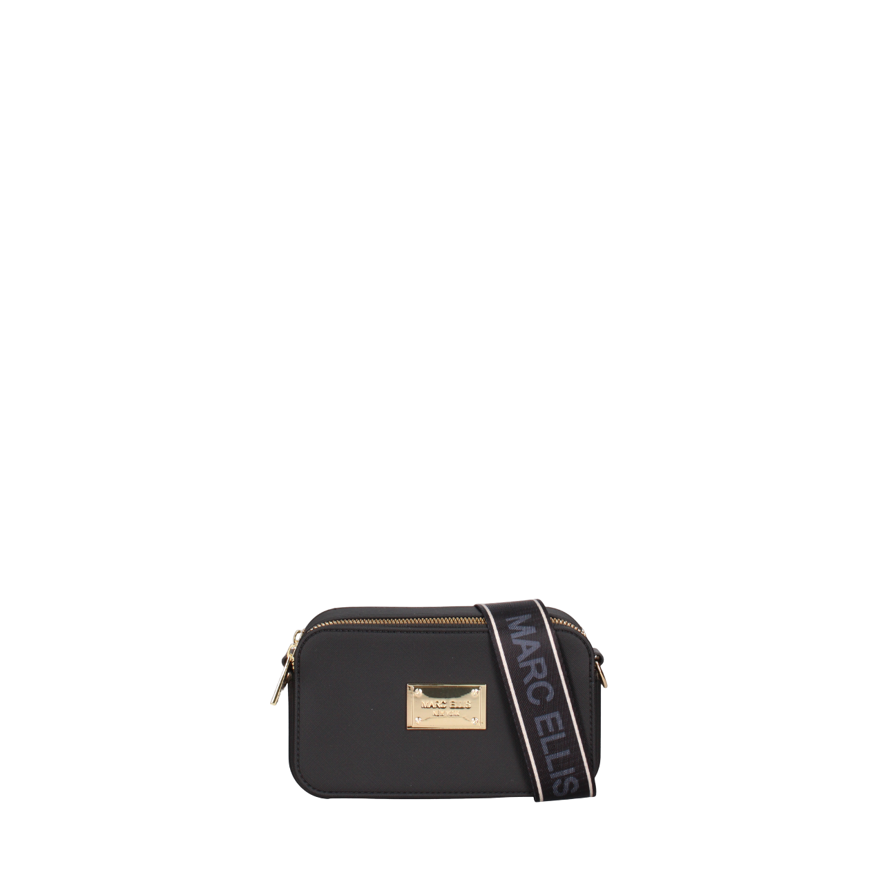 MARC ELLIS BORSA FLAT MARC BLACK/LIGHT GOLD