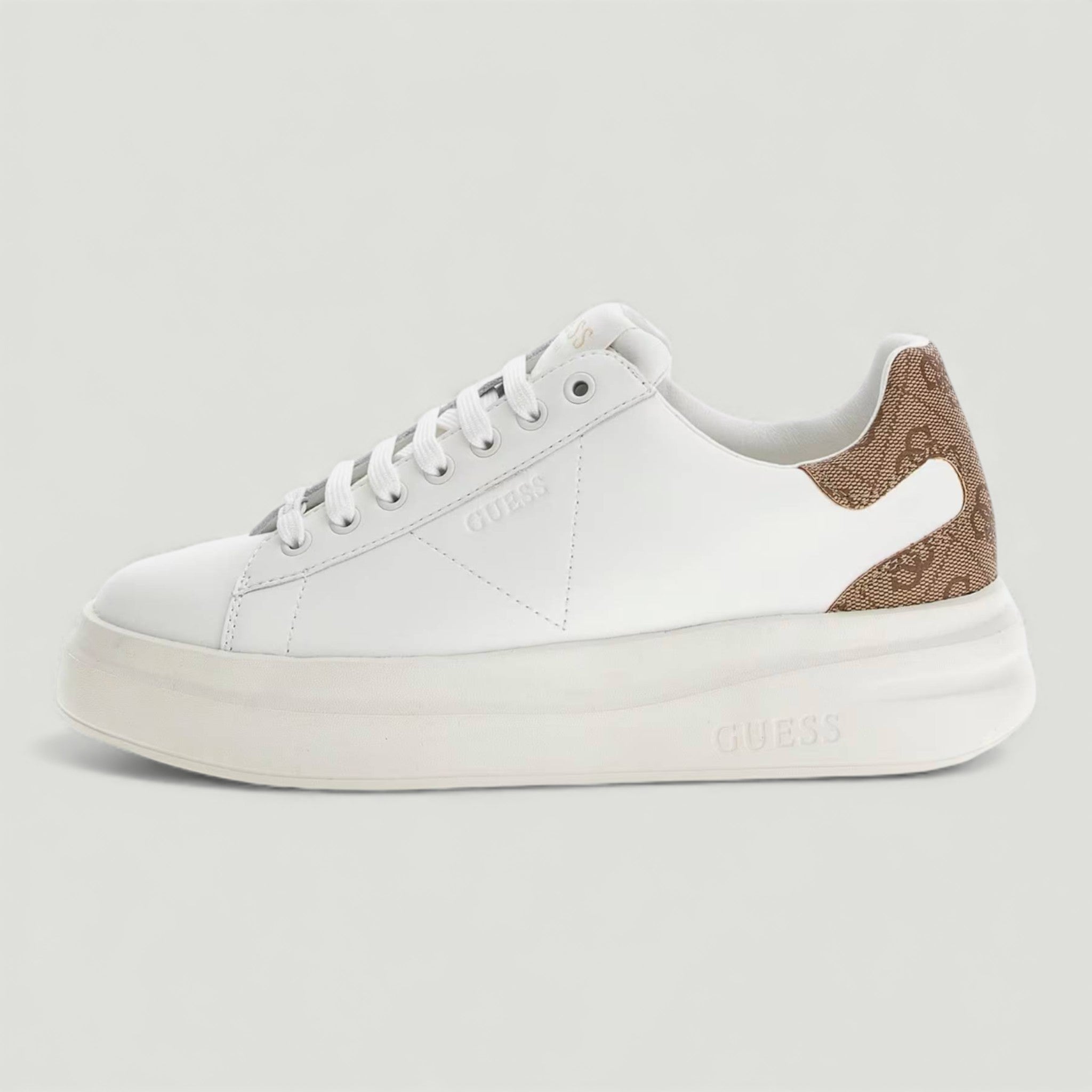 GUESS SNEAKER ELBINA WHITE/BEIGE