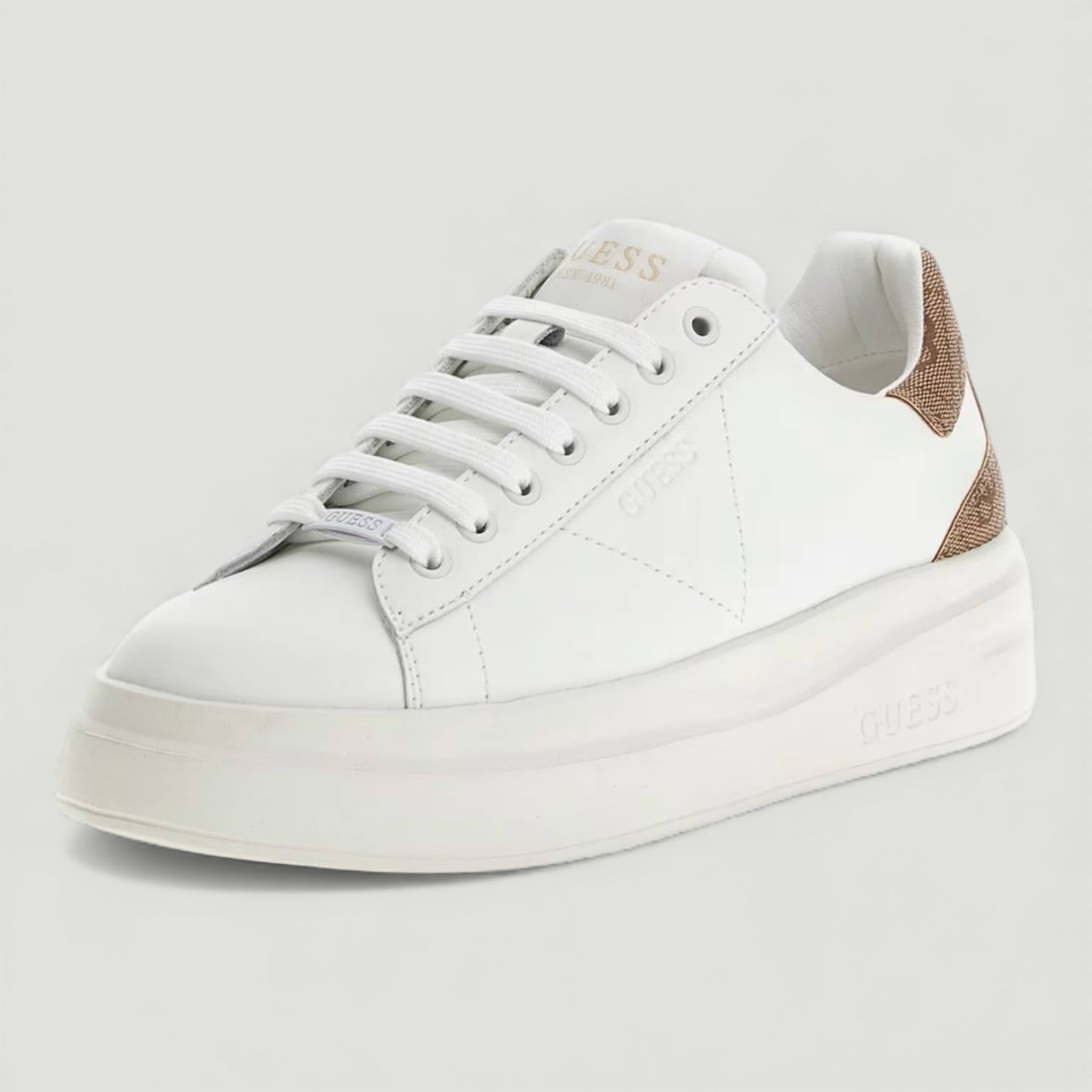 GUESS SNEAKER ELBINA WHITE/BEIGE