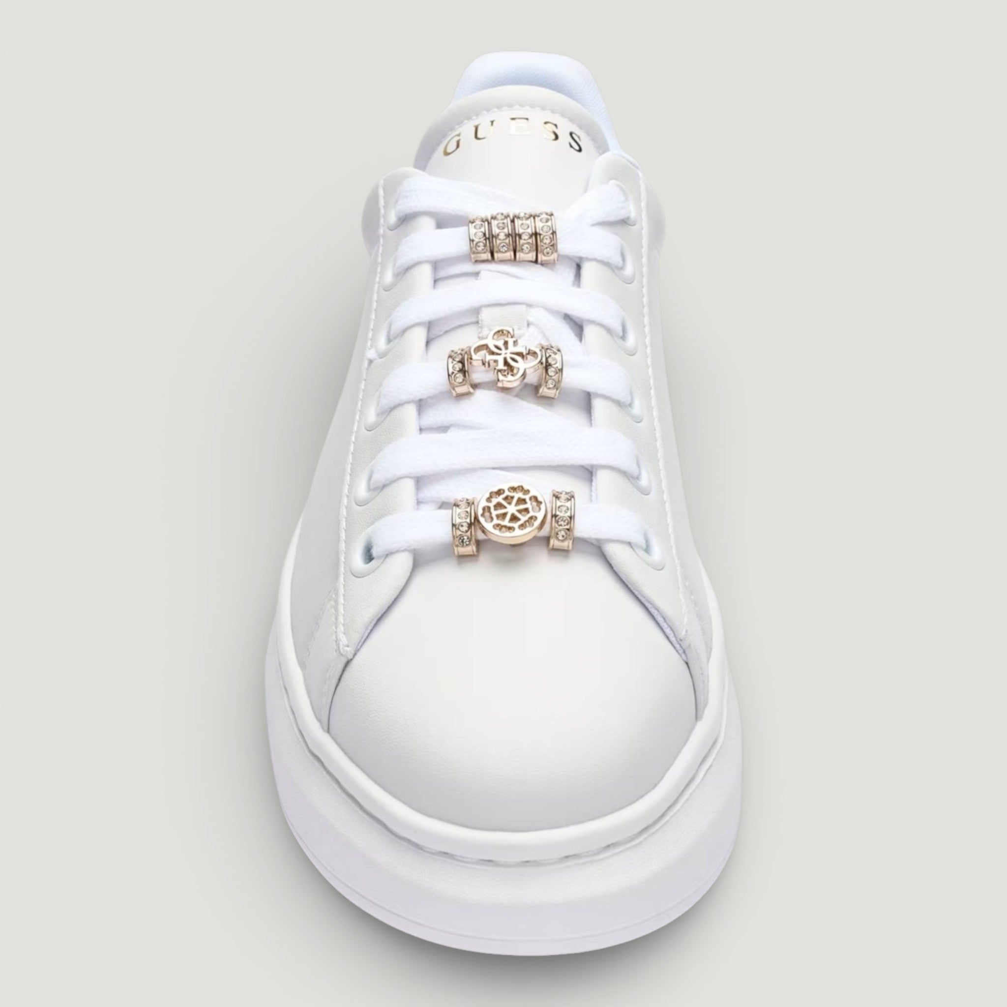 GUESS SNEAKERS FIONIA WHITE PLATINO