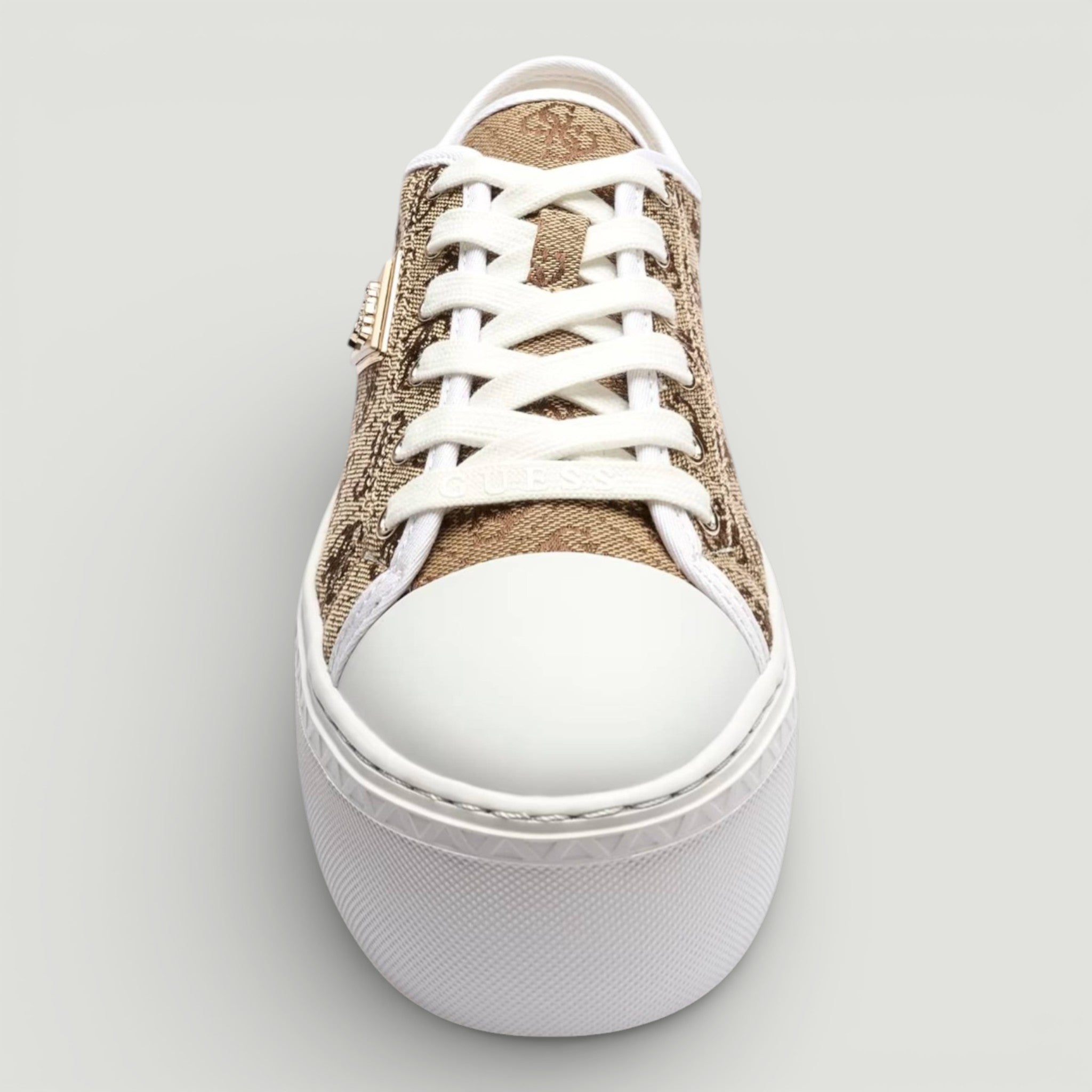 GUESS SNEAKERS JOEZI4 BEIGE/BROWN