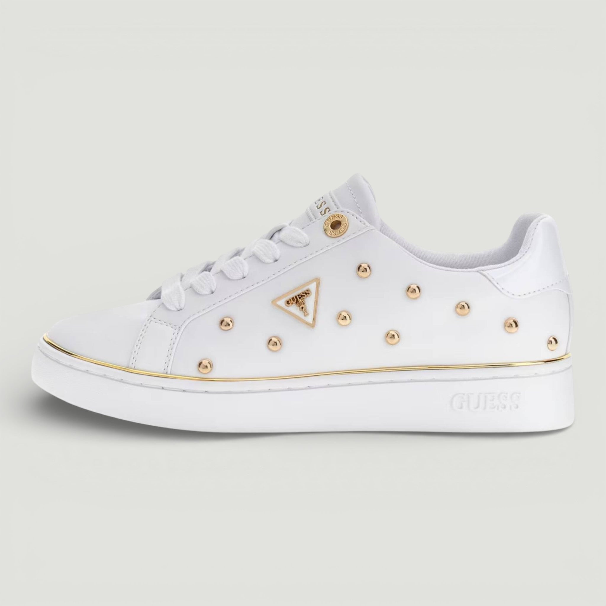 GUESS SNEAKERS BONITAH WHITE/GOLD