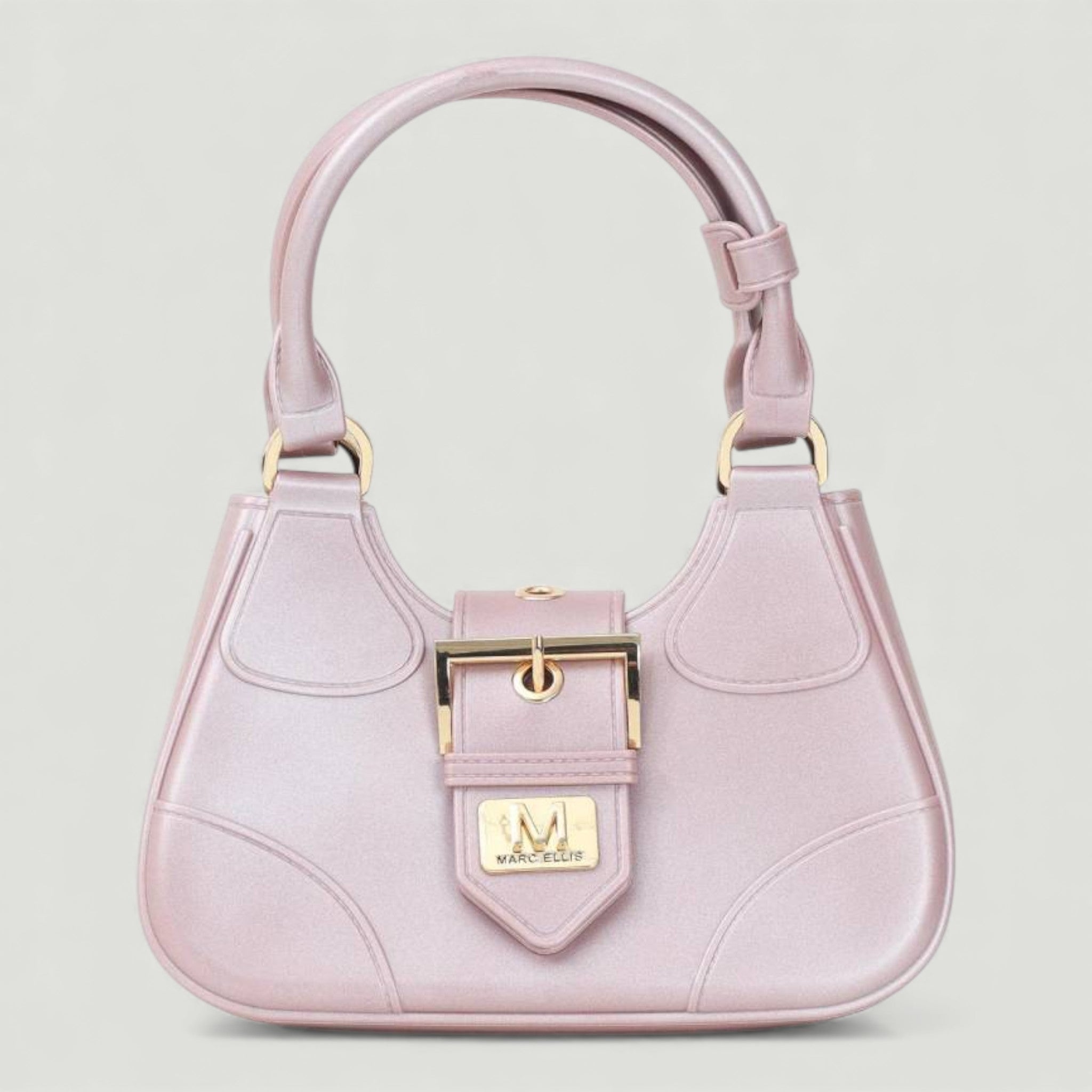 MARC ELLIS BORSA FLAT CIRCLE MISTY ROSE/LIGHT GOLD