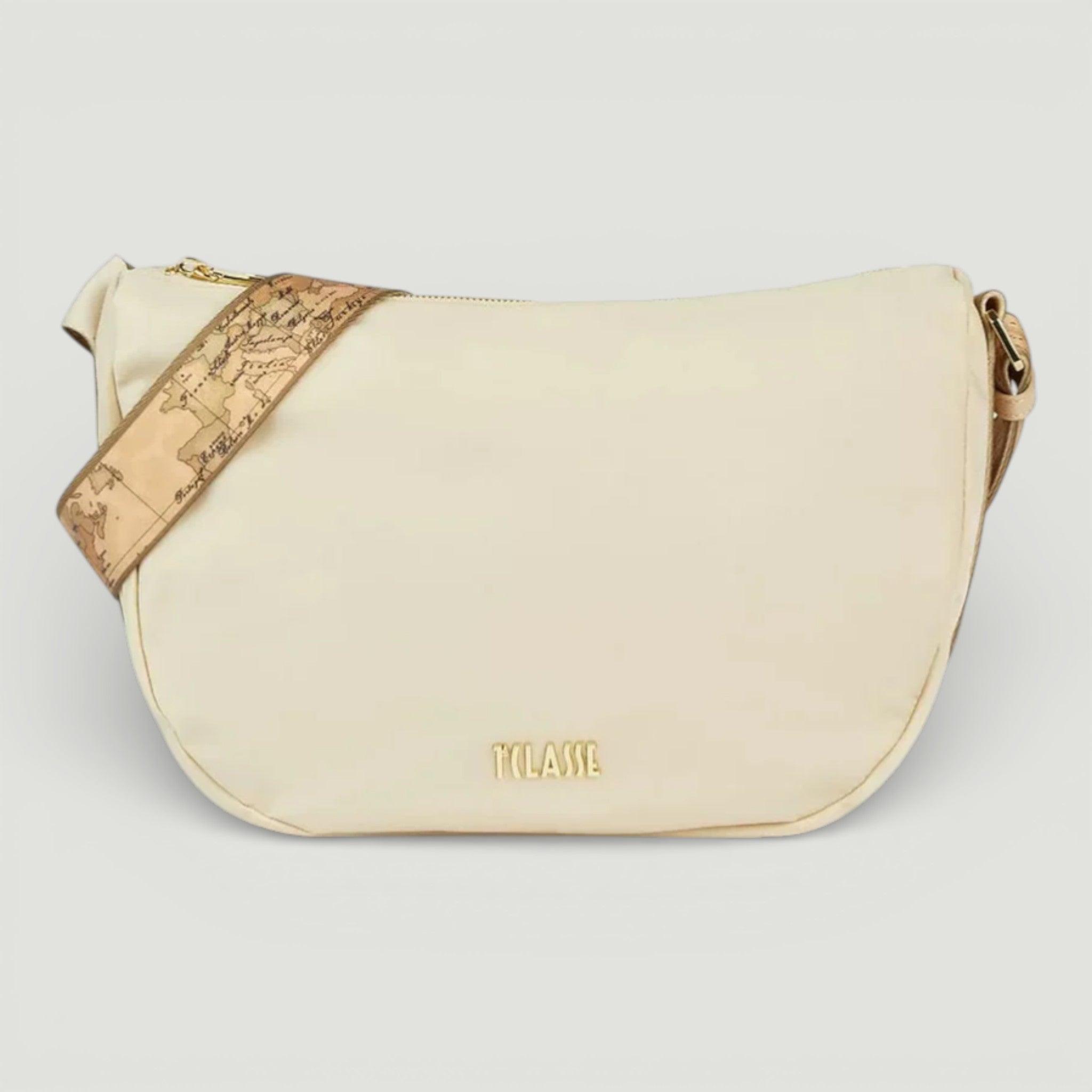 ALVIERO MARTINI 1^CLASSE BORSA MEZZALUNA CHAMPAGNE