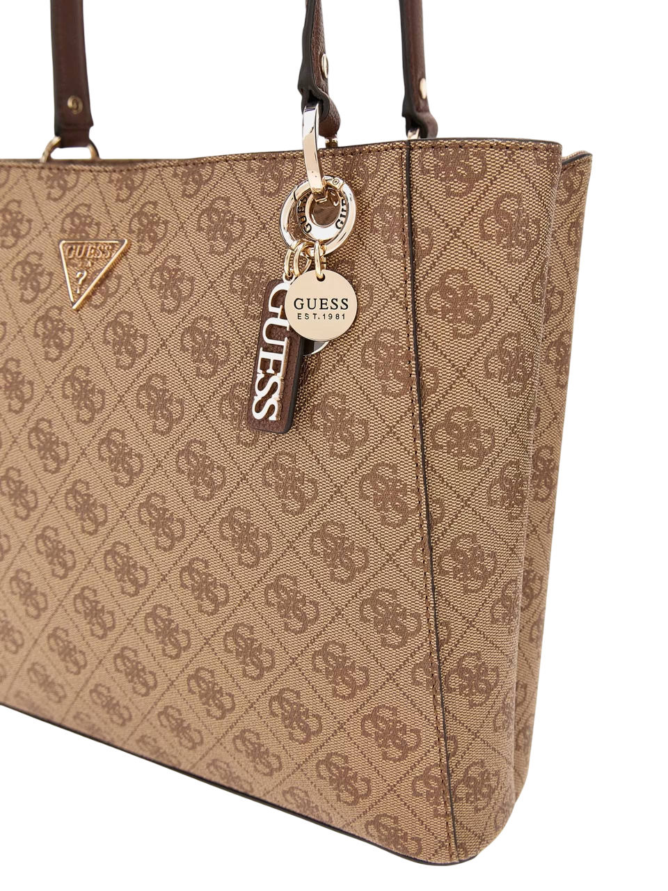 GUESS BORSA NOELLE II TOTE LATTE LAGON/BROWN