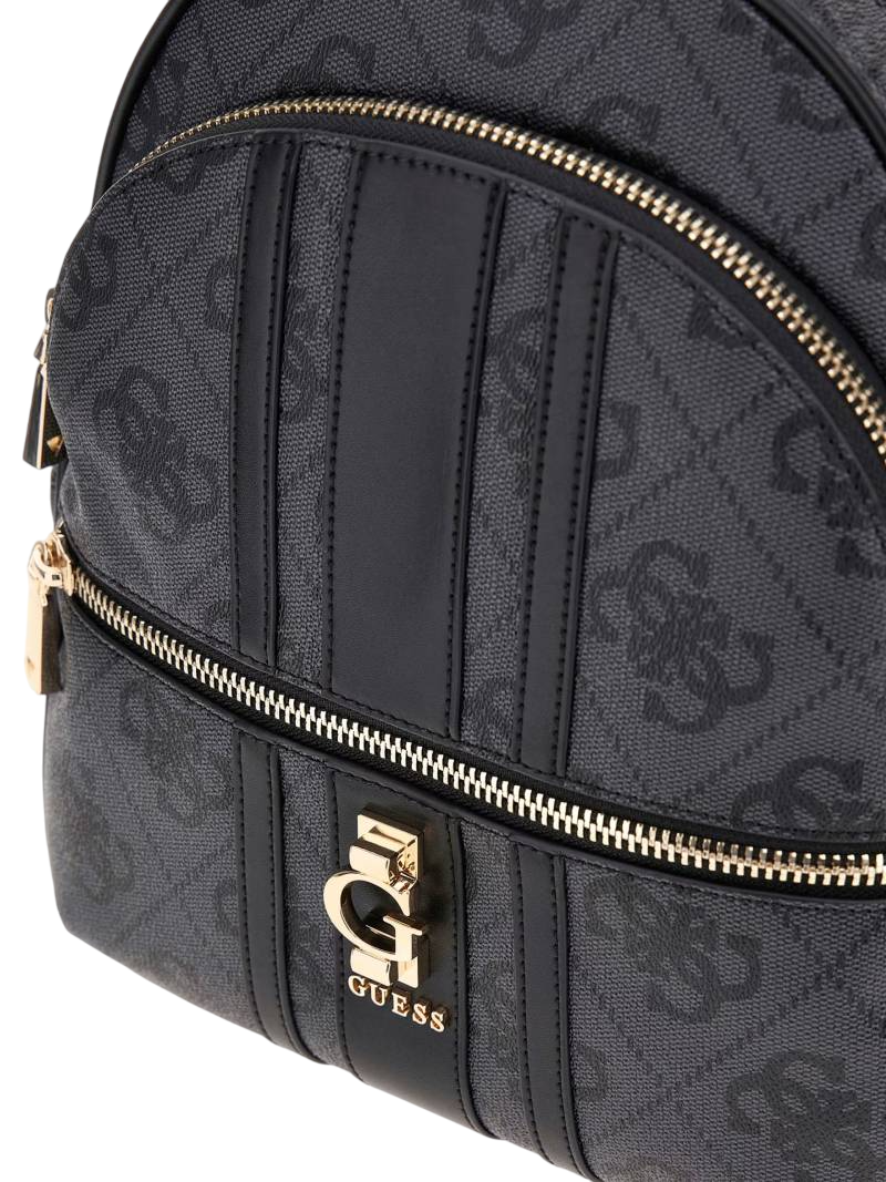 GUESS ZAINO ERENIA LARGE BACKPACK COAL LOGO