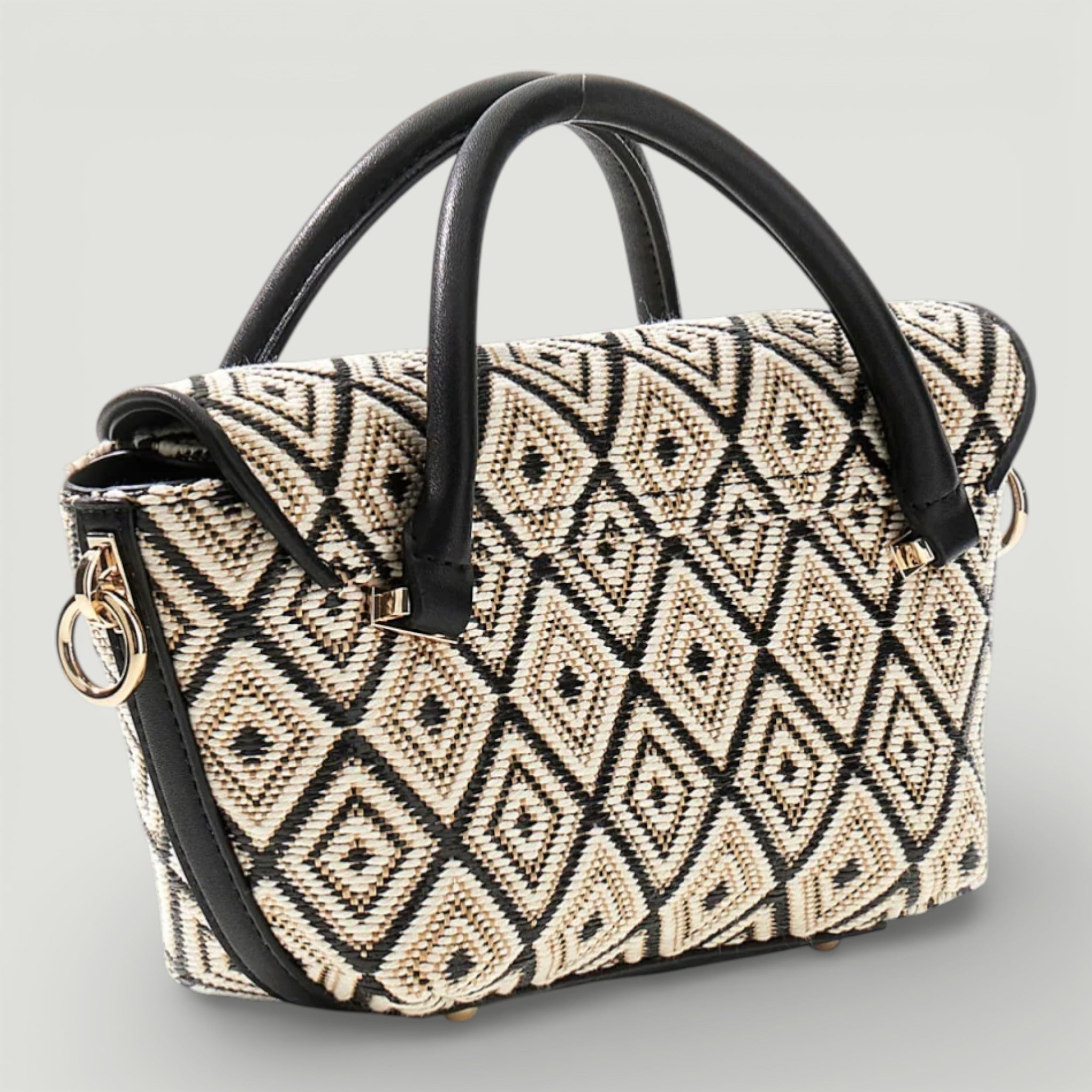 GUESS BORSA SOPHIA MINI SATCHEL BLACK