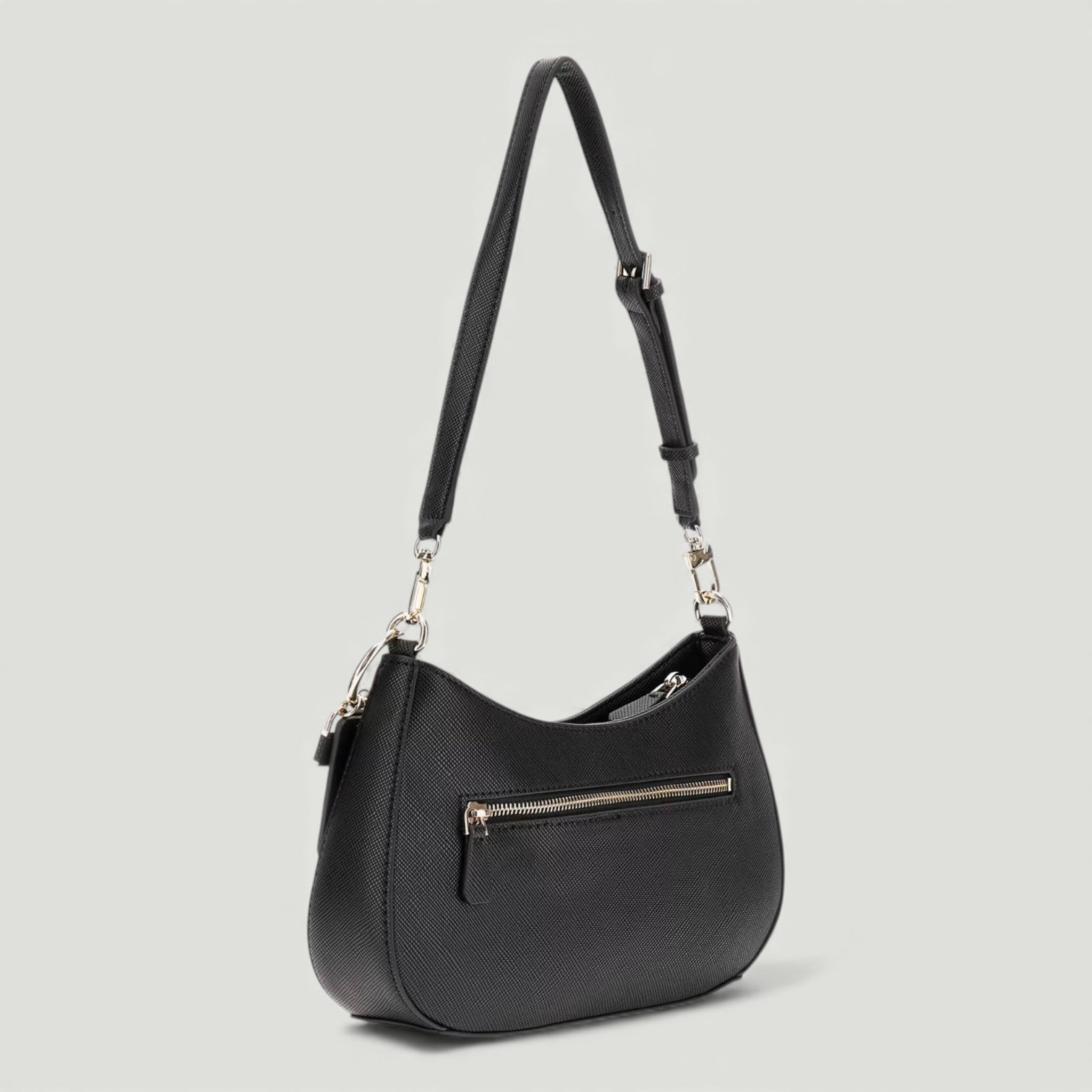 GUESS BORSA NOELLE II TOP ZIP SHOULDER BLACK
