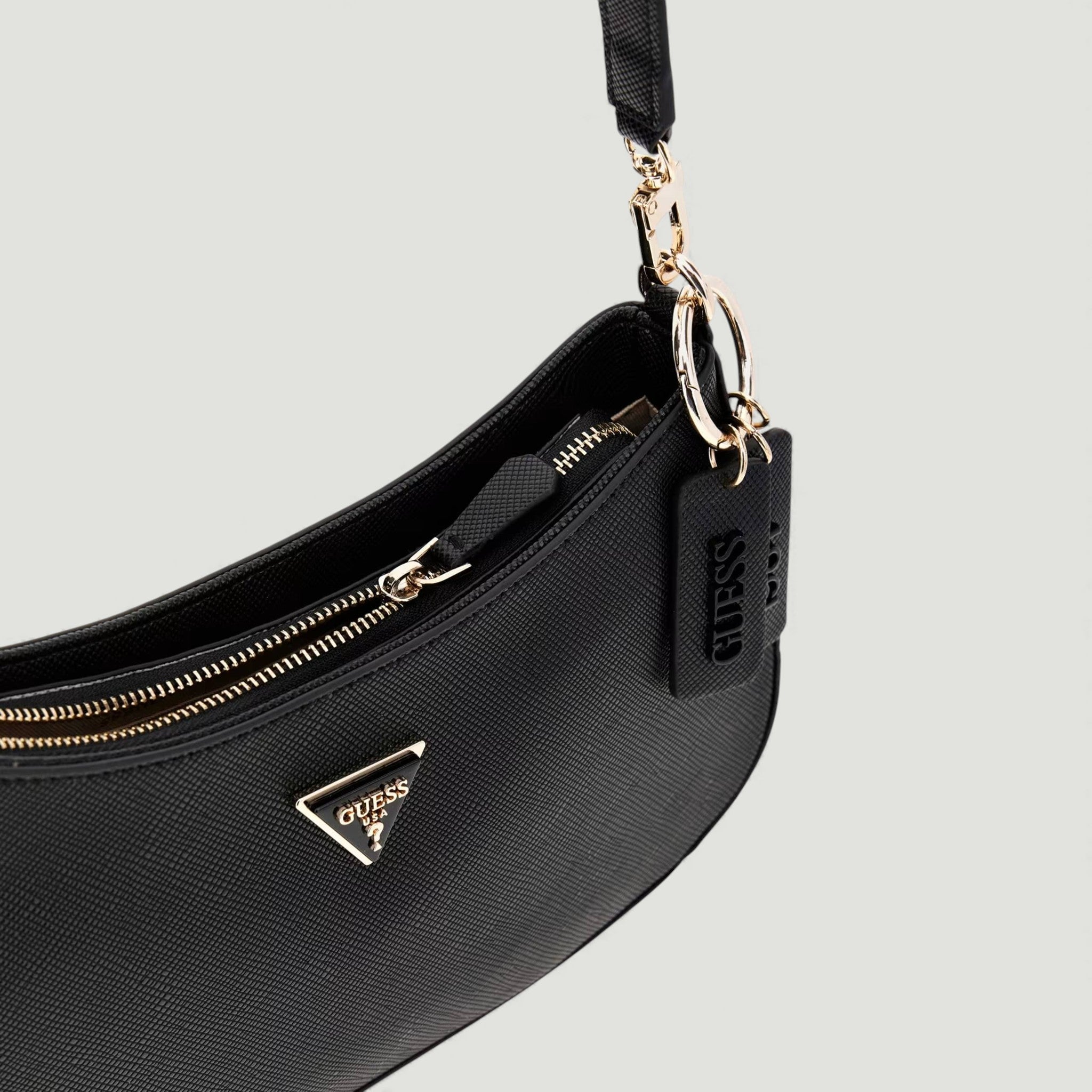 GUESS BORSA NOELLE II TOP ZIP SHOULDER BLACK