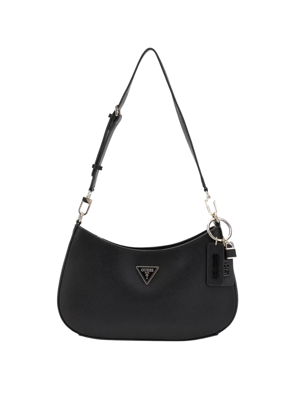 GUESS BORSA NOELLE II TOP ZIP SHOULDER BLACK