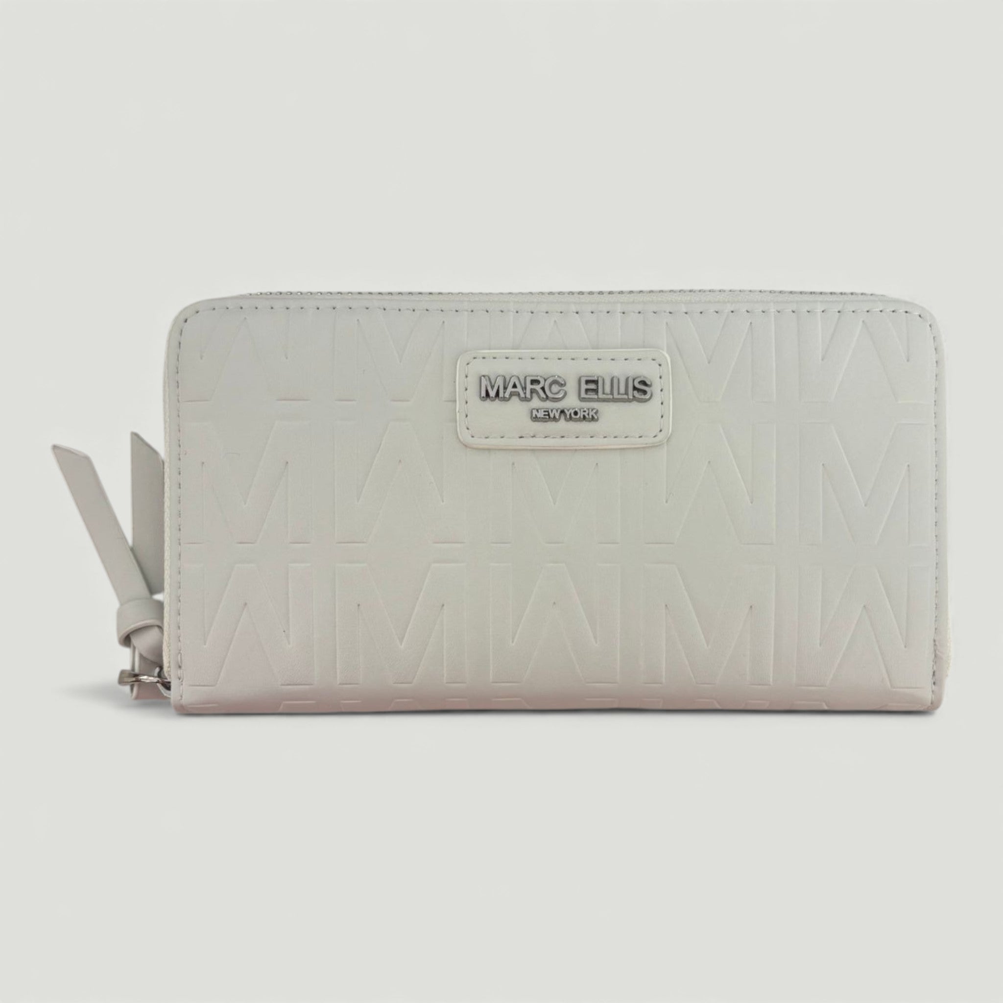 MARC ELLIS PORTAFOGLIO NEW YORK ZIP M WHITE/SILVER