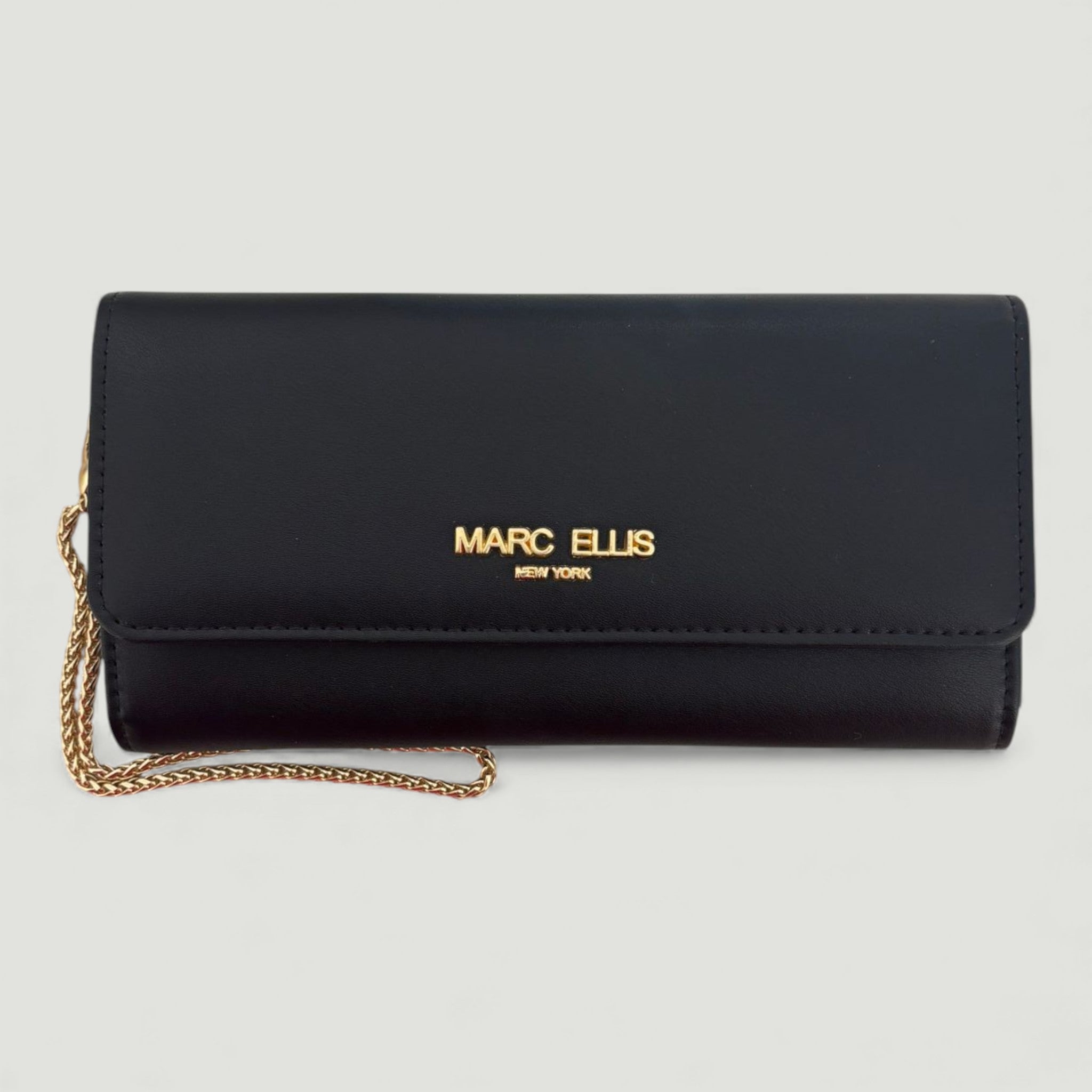 MARC ELLIS MACRO WALLET BLAKC/GOLD