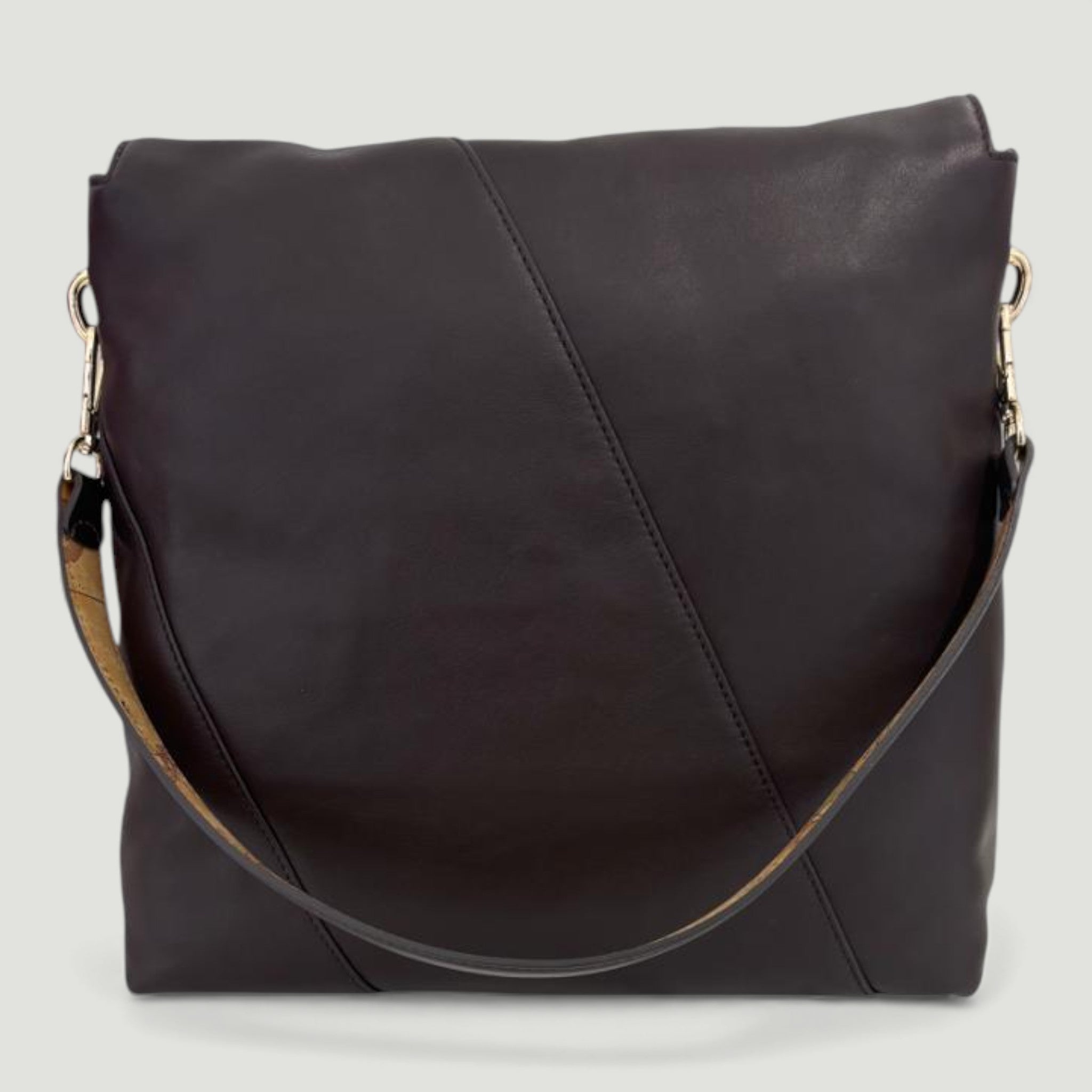 ALVIERO MARTINI 1^ CLASSE SOTTOSPALLA DOPPIA PORTABILITA' MOGANO