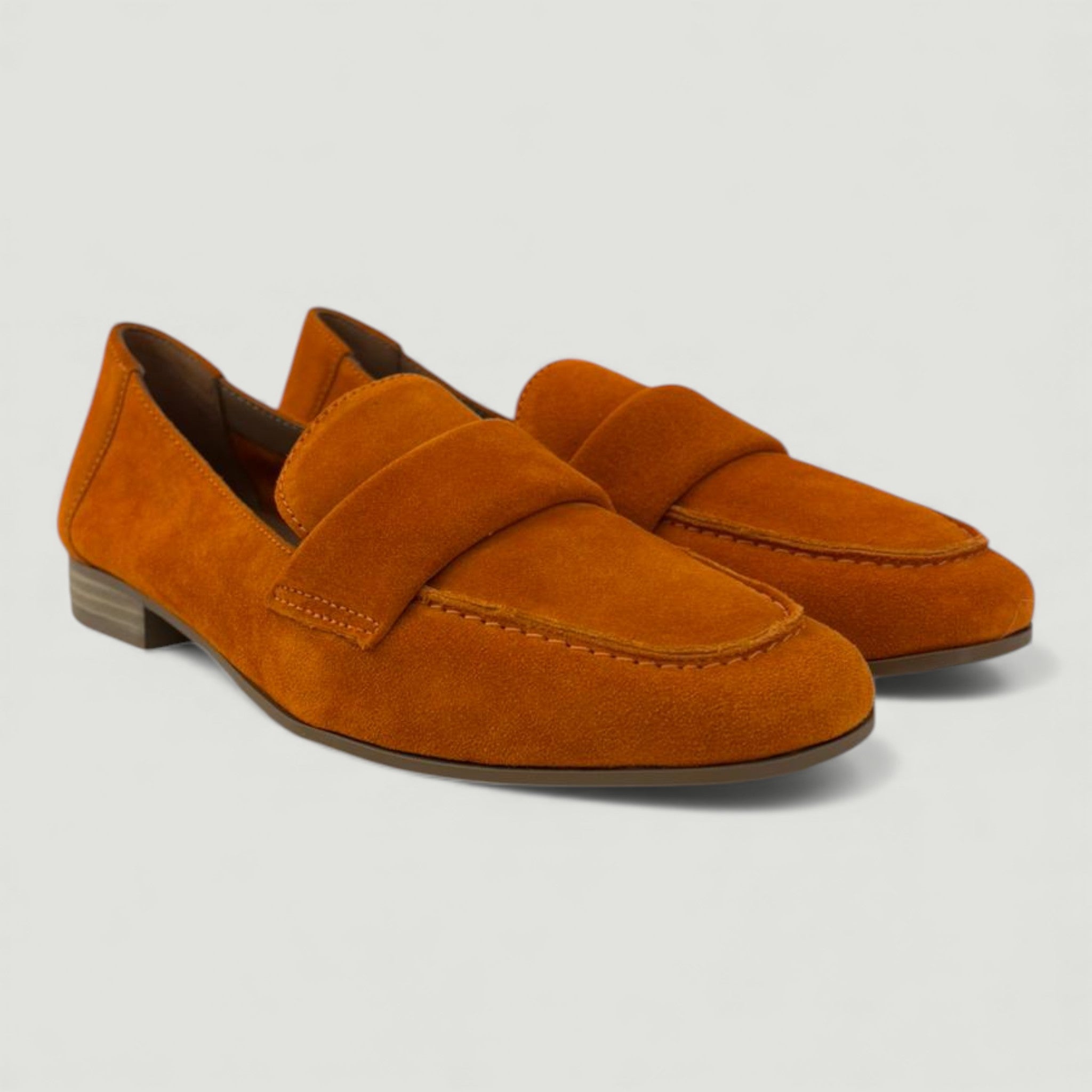 CARMENS MOCASSINO MOX PLAIN CAMOSCIO MANDARINO