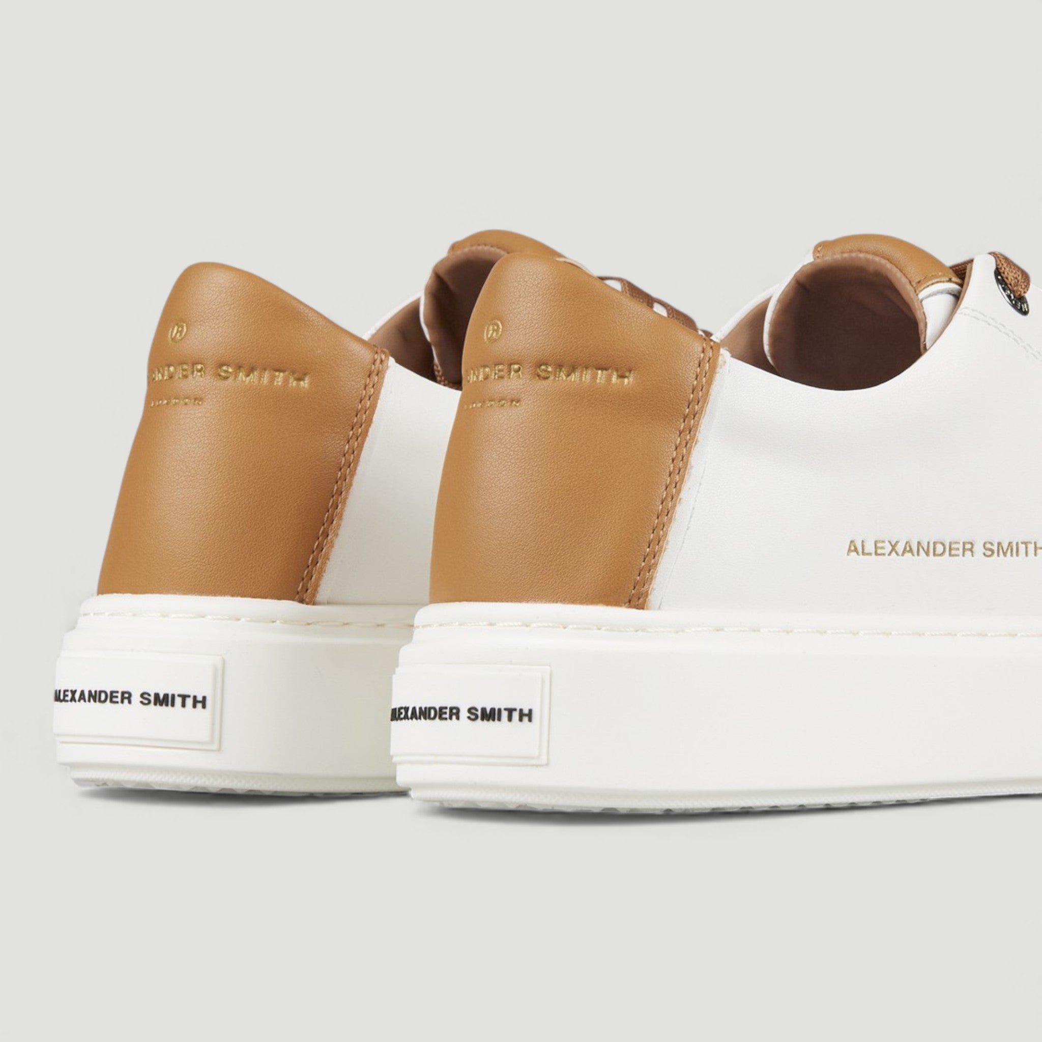 ALEXANDER SMITH SNEAKERS LONDON MAN MUSTARD MARRONE CHIARO