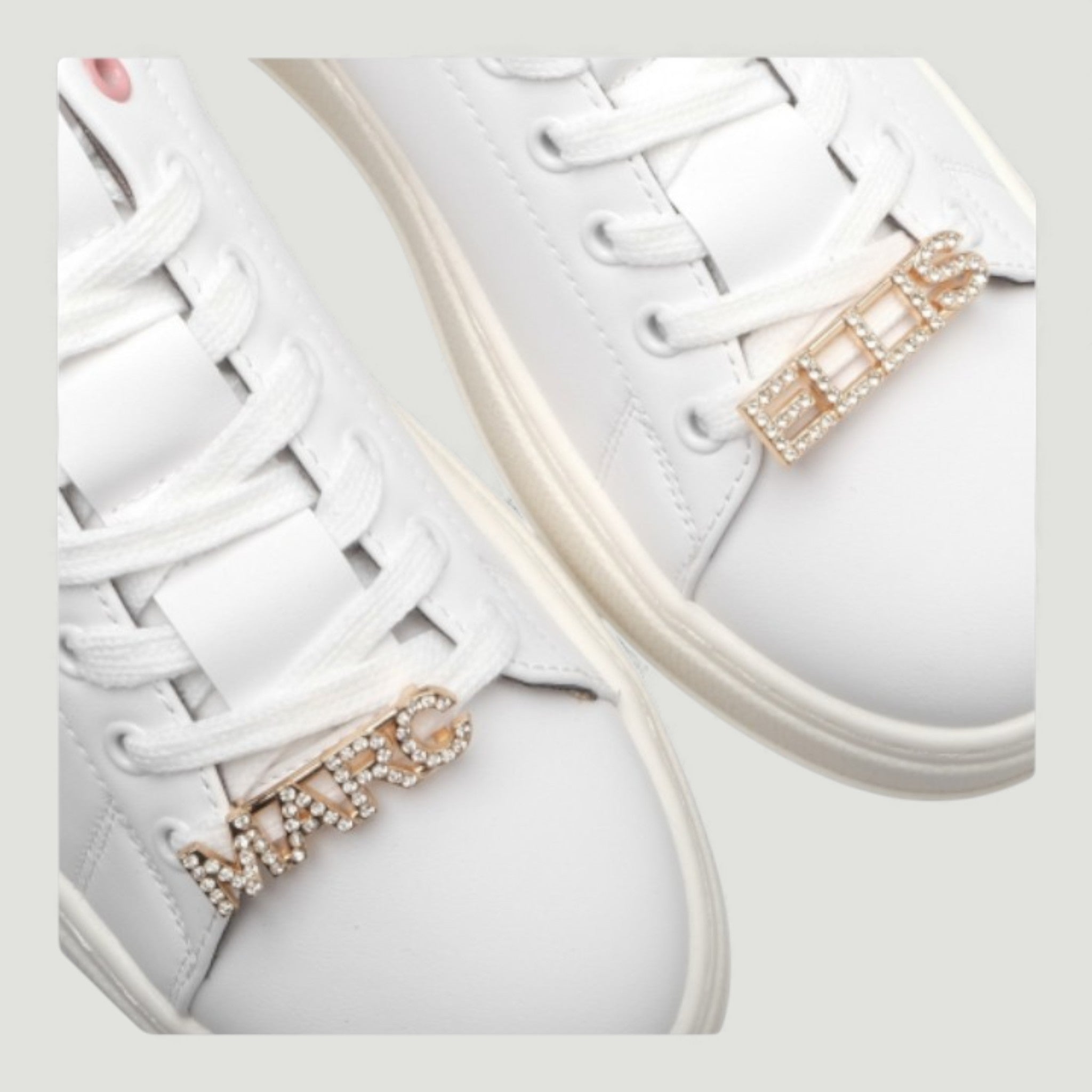 MARC ELLIS SNEAKERS MAKI 305 WHITE/PINK