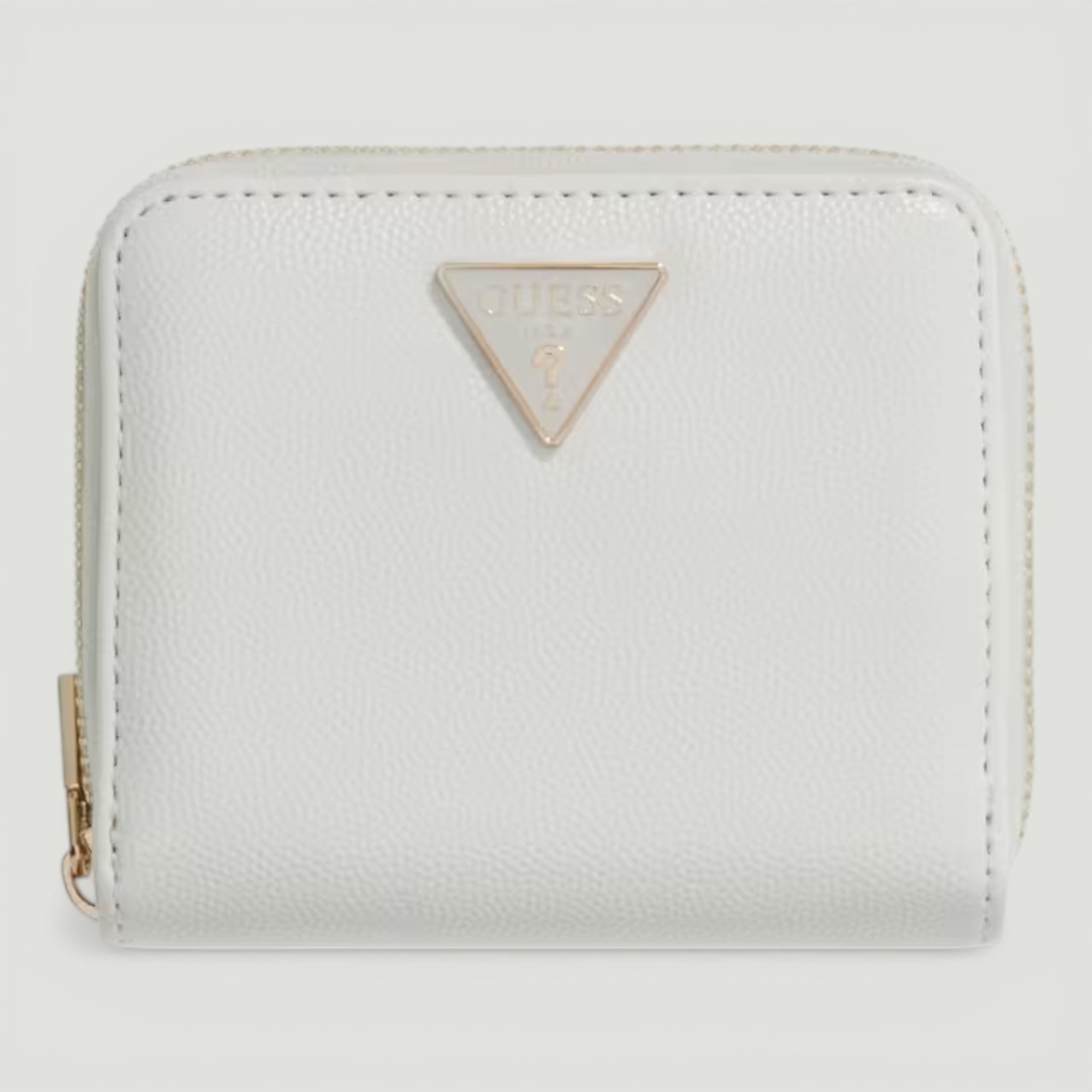 GUESS PORTAFOGLIO ISOBEL SLG SMALL ZIP AROUND WHITE