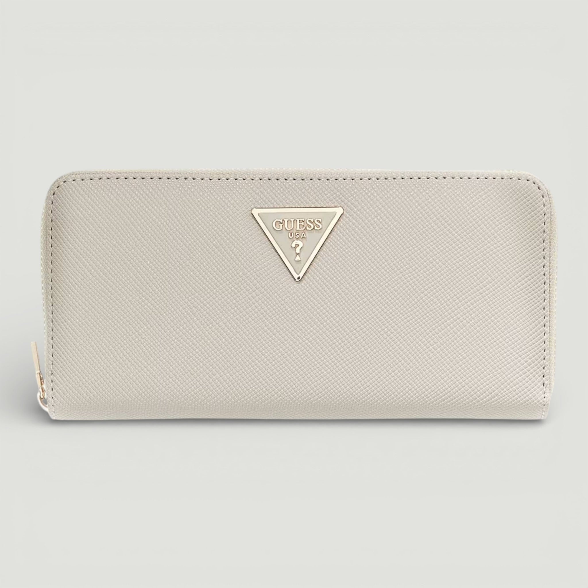 GUESS PORTAFOGLIO LAUREL II SLG LARGE ZIP AROUND BONE