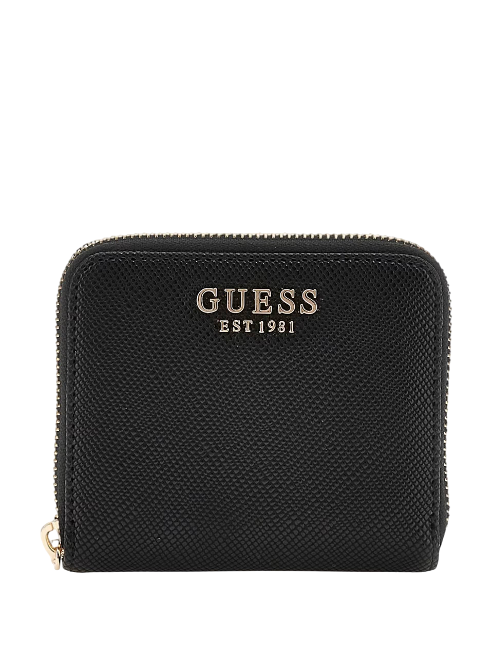 GUESS PORTAFOGLIO LAUREAL II SLG SMALL ZIP AROUND BLACK