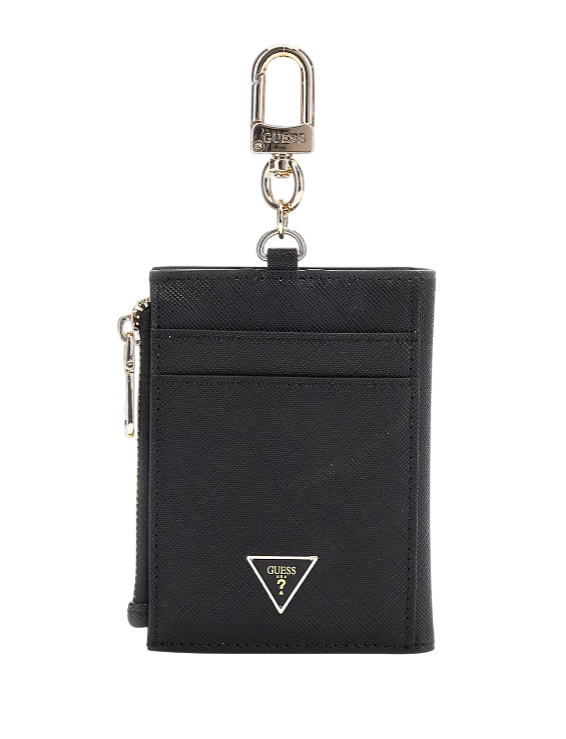 GUESS PORTACHIAVI CARD HOLDER BLACK