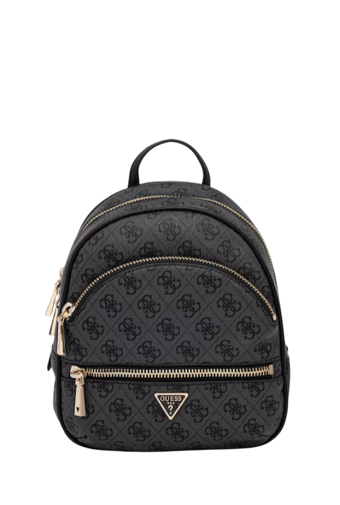 GUESS ZAINO MANHATTAN BACKPACK COAL LOGO