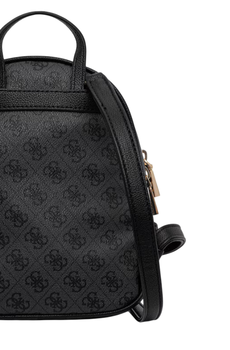 GUESS ZAINO MANHATTAN BACKPACK COAL LOGO