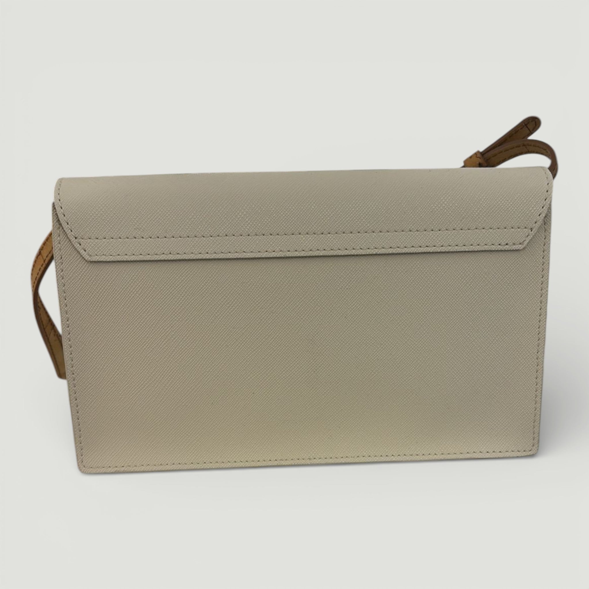 ALVIERO MARTINI 1^ CLASSE POCHETTE PATTA E TRACOLLA STACCABILE AVORIO