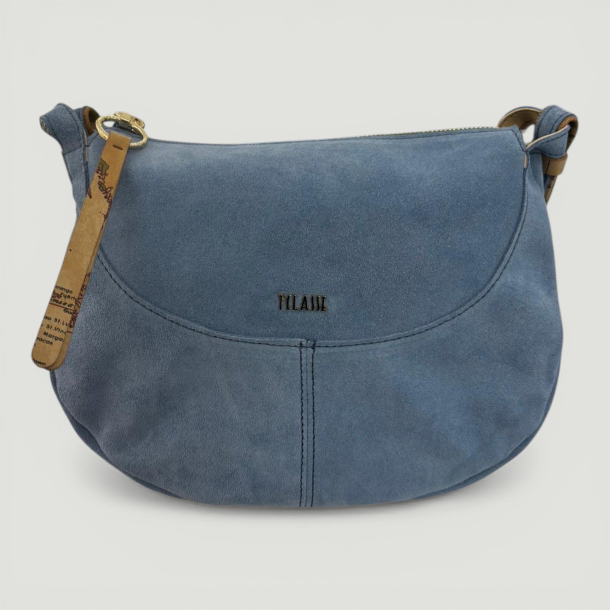 ALVIERO MARTINI 1^CLASSE BORSA BANDOLIERA AZZURRO CIELO