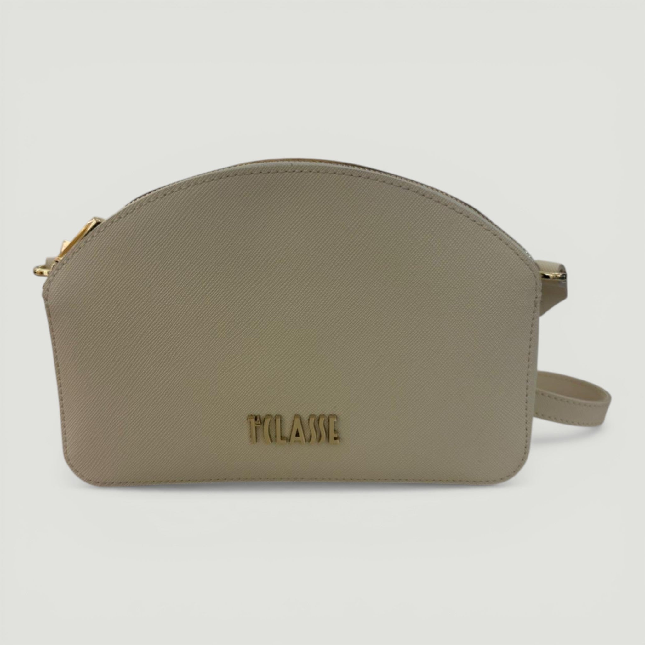 ALVIERO MARTINI 1^CLASSE BORSA AURA TRACOLLINA DOPPIA ZIP AVORIO