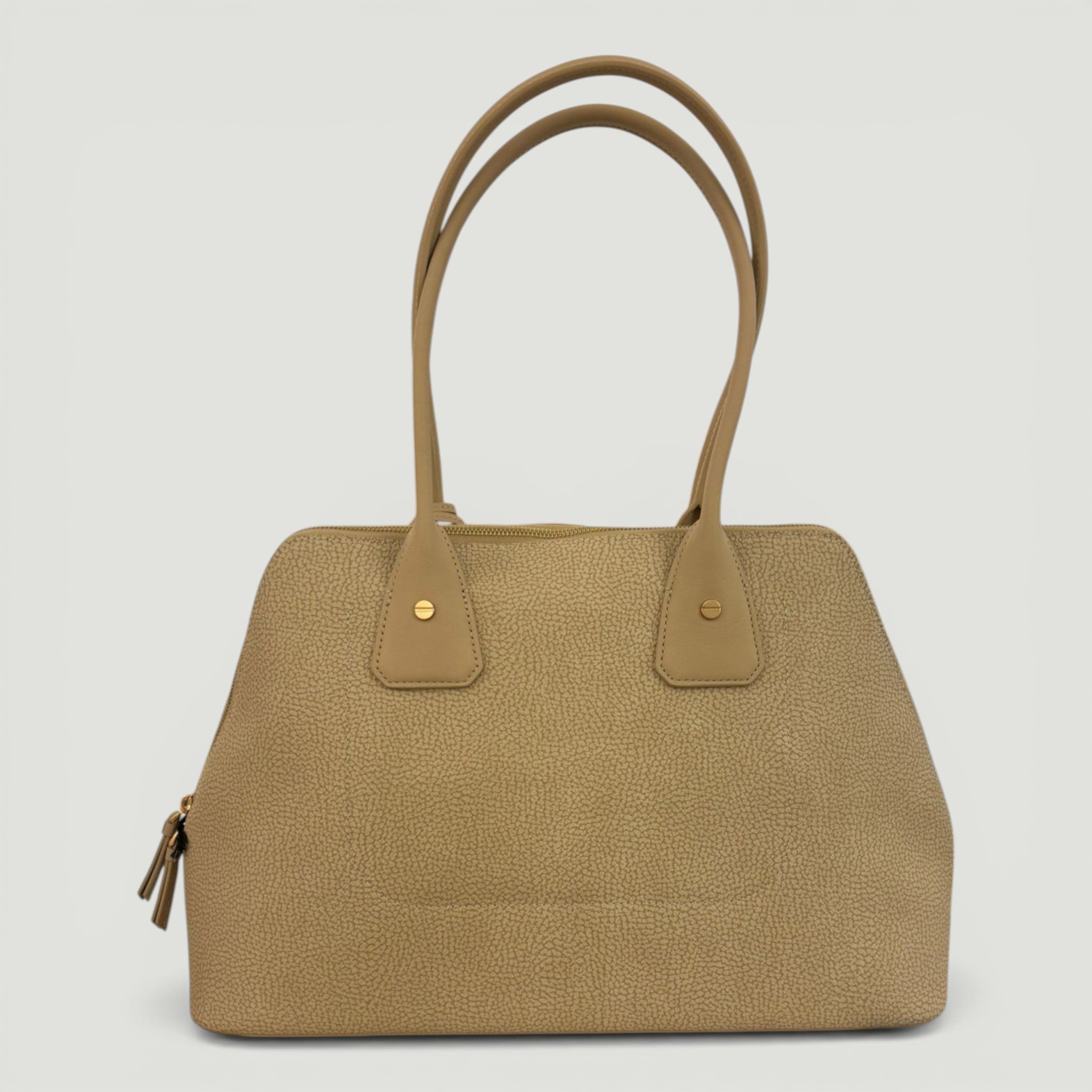 BORBONESE BORSA BAULETTO L. SABBIA