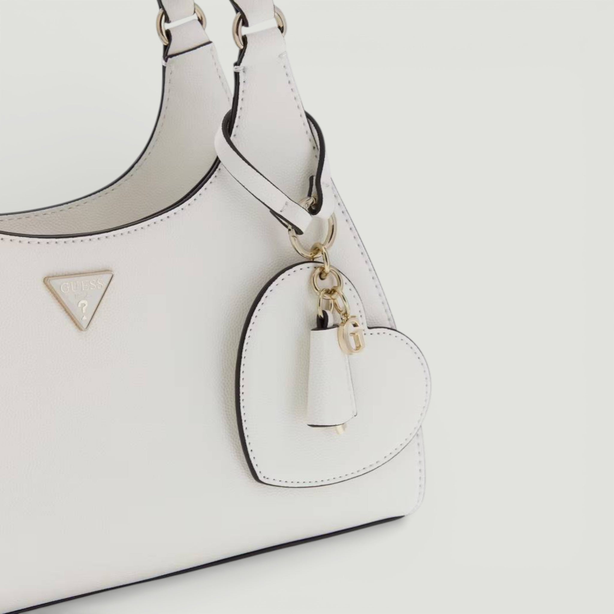 GUESS BORSA ISOBEL SML GIRLFRIEND CARRYALL WHITE