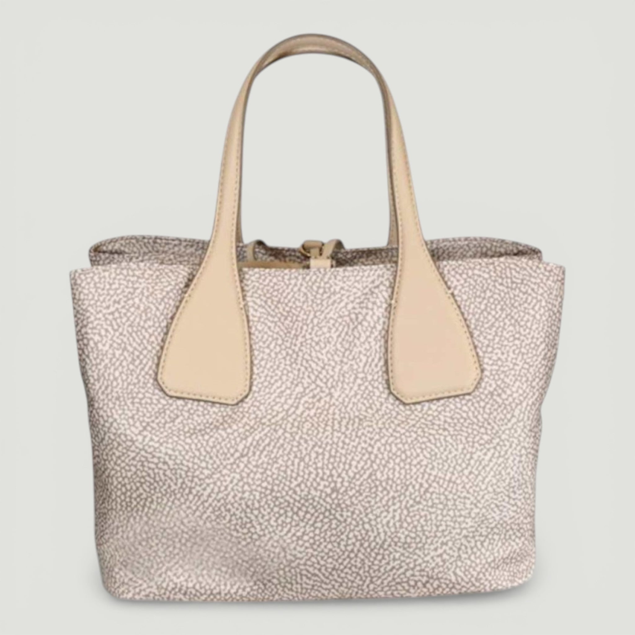 BORBONESE BORSA BAULETTO M .C/T SABBIA