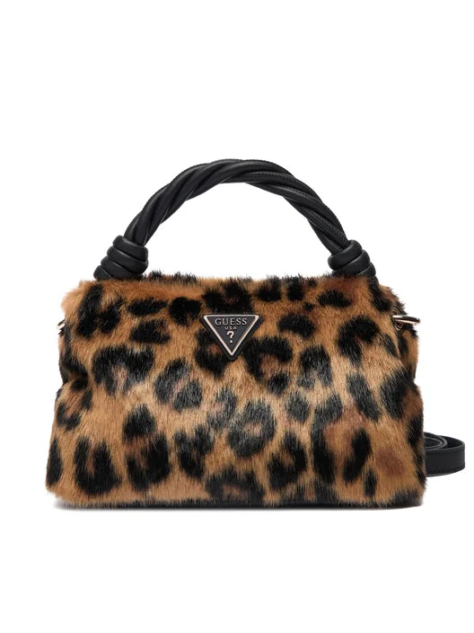 GUESS BORSA SHAIDA TOP HANDLE LEOPARDATO
