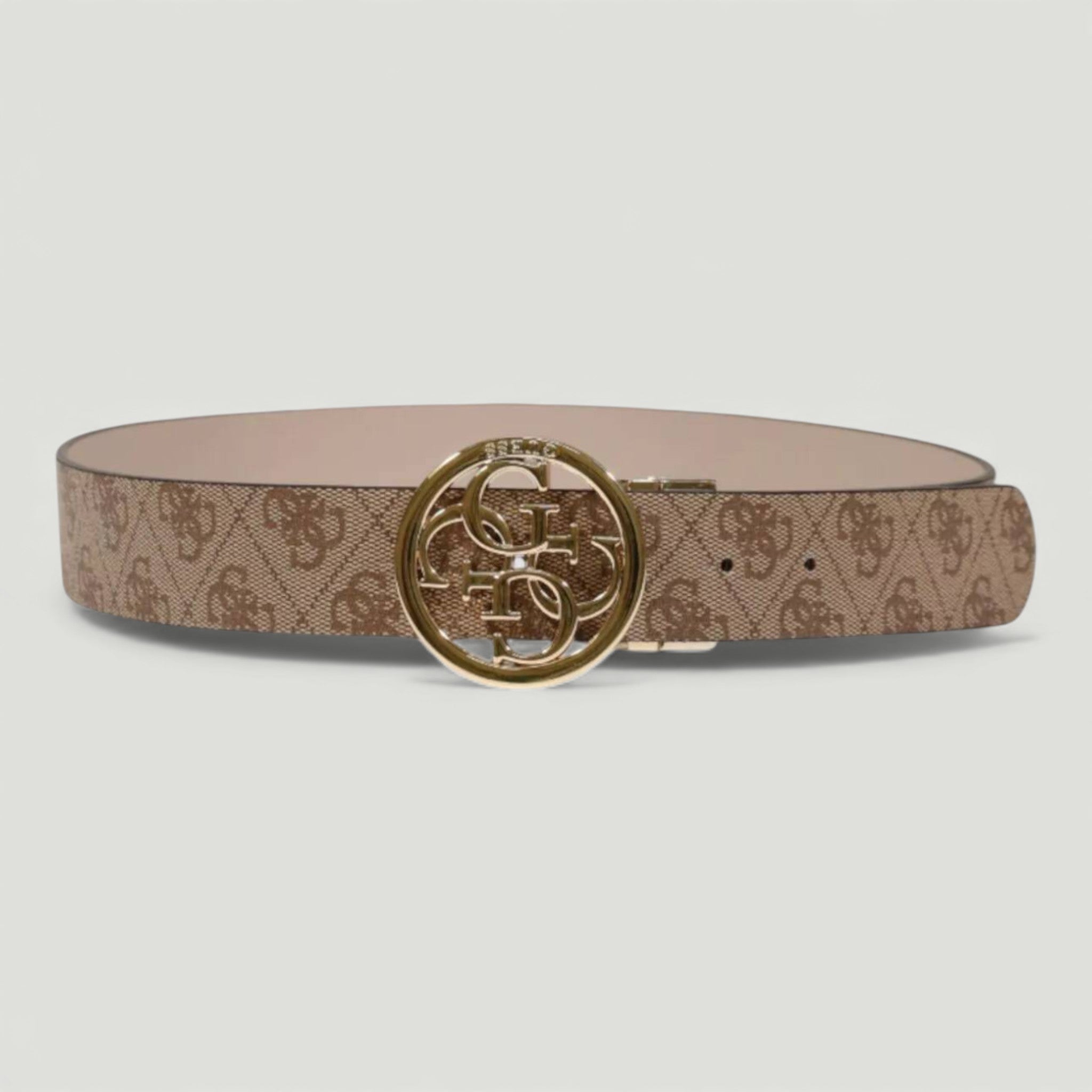 GUESS CINTURA NOELLE BEIGE/MARRONE