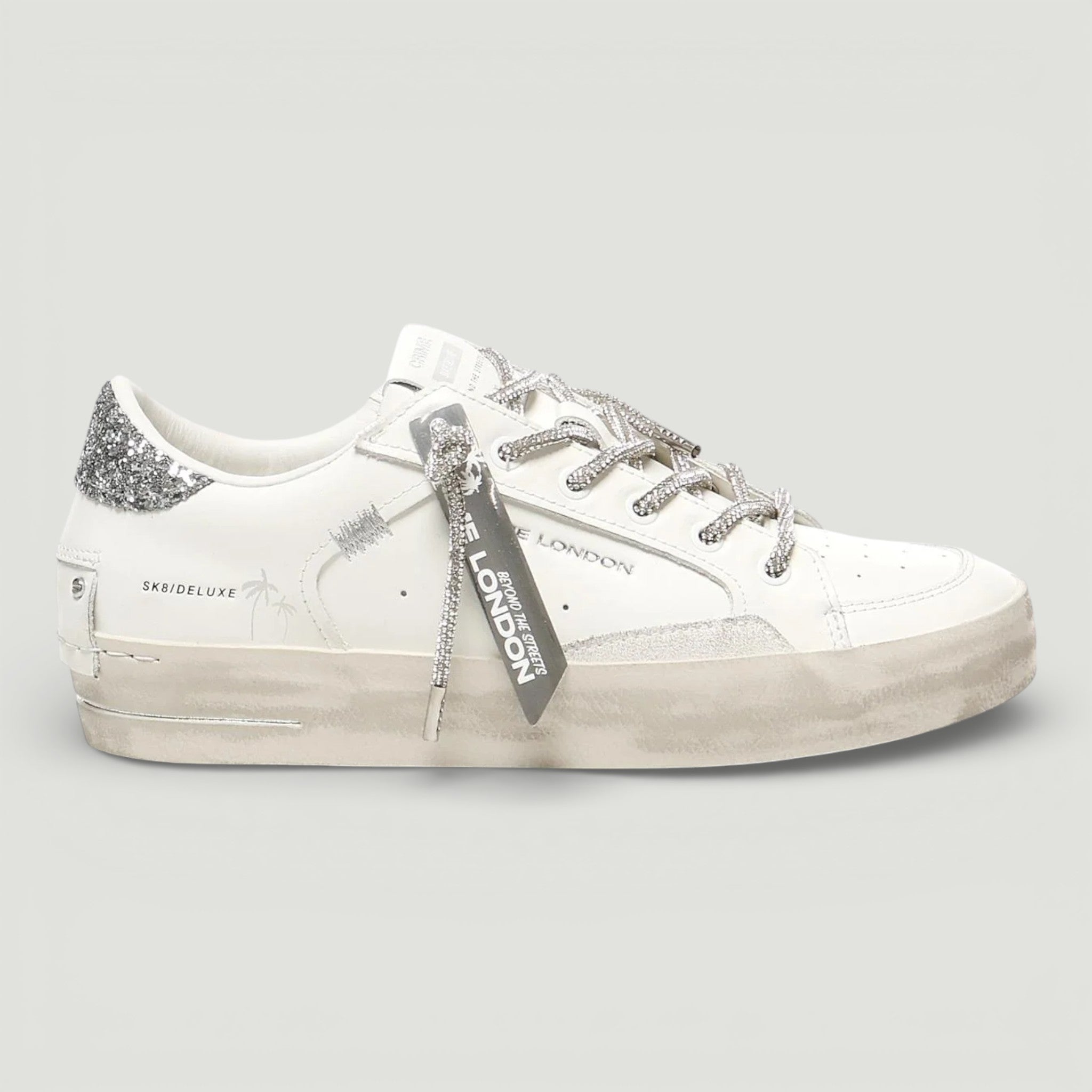 CRIME LONDON SNEAKERS SK8 DELUXE PLATFORM PLATFORM