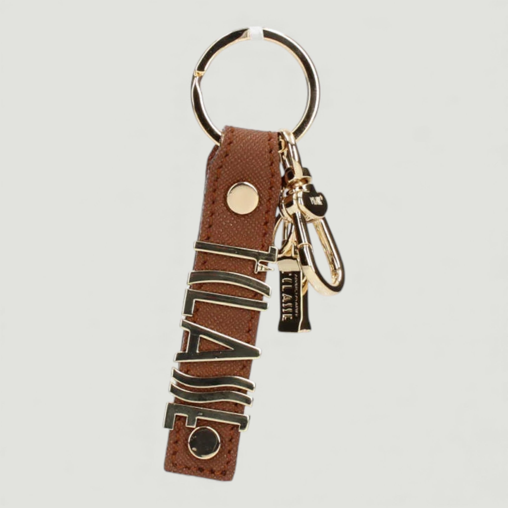 ALVIERO MARTINI 1^ CLASSE PORTACHIAVI LOGO MARRONE