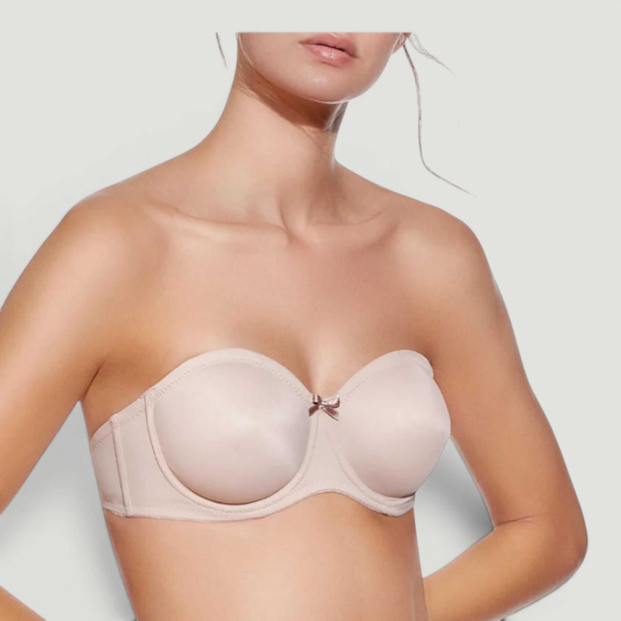 REGGISENO A FASCIA SFODERATO IN COPPA C - TIERRA