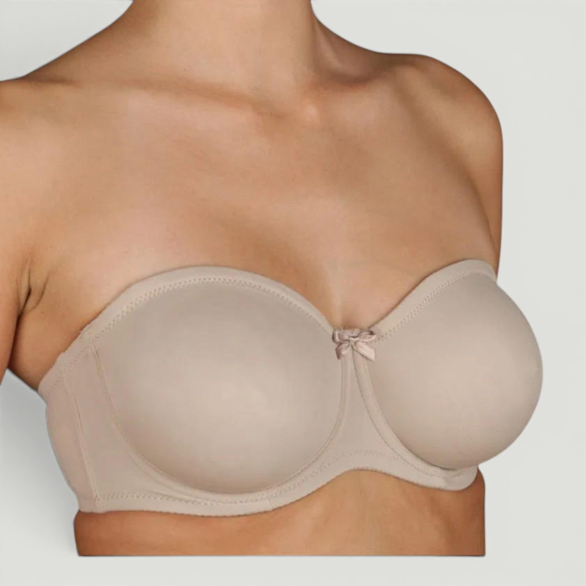 REGGISENO A FASCIA SFODERATO IN COPPA C - TIERRA