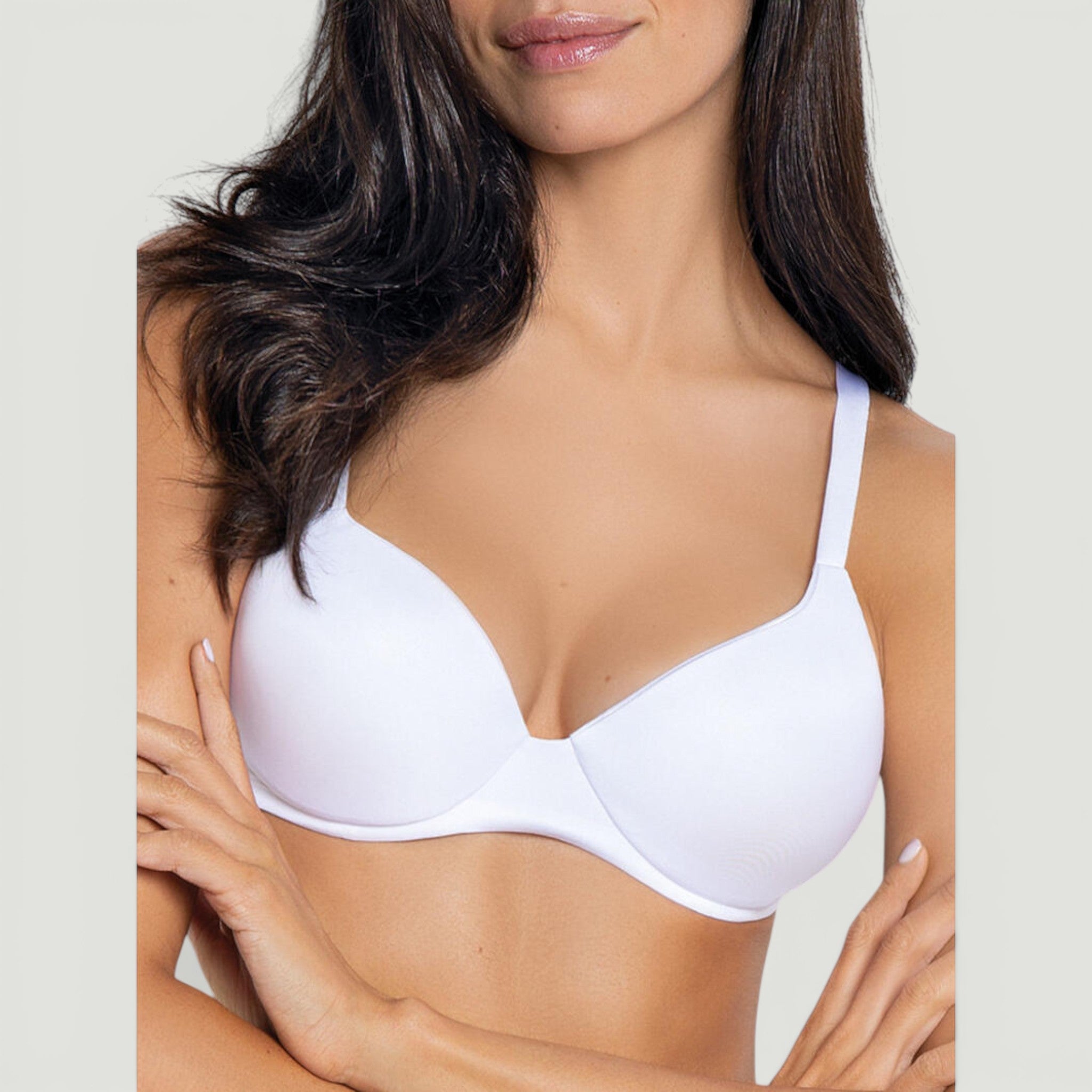 REGGISENO COPPA B IN MICROFIBRA CON FERRETTO - BIANCO 10
