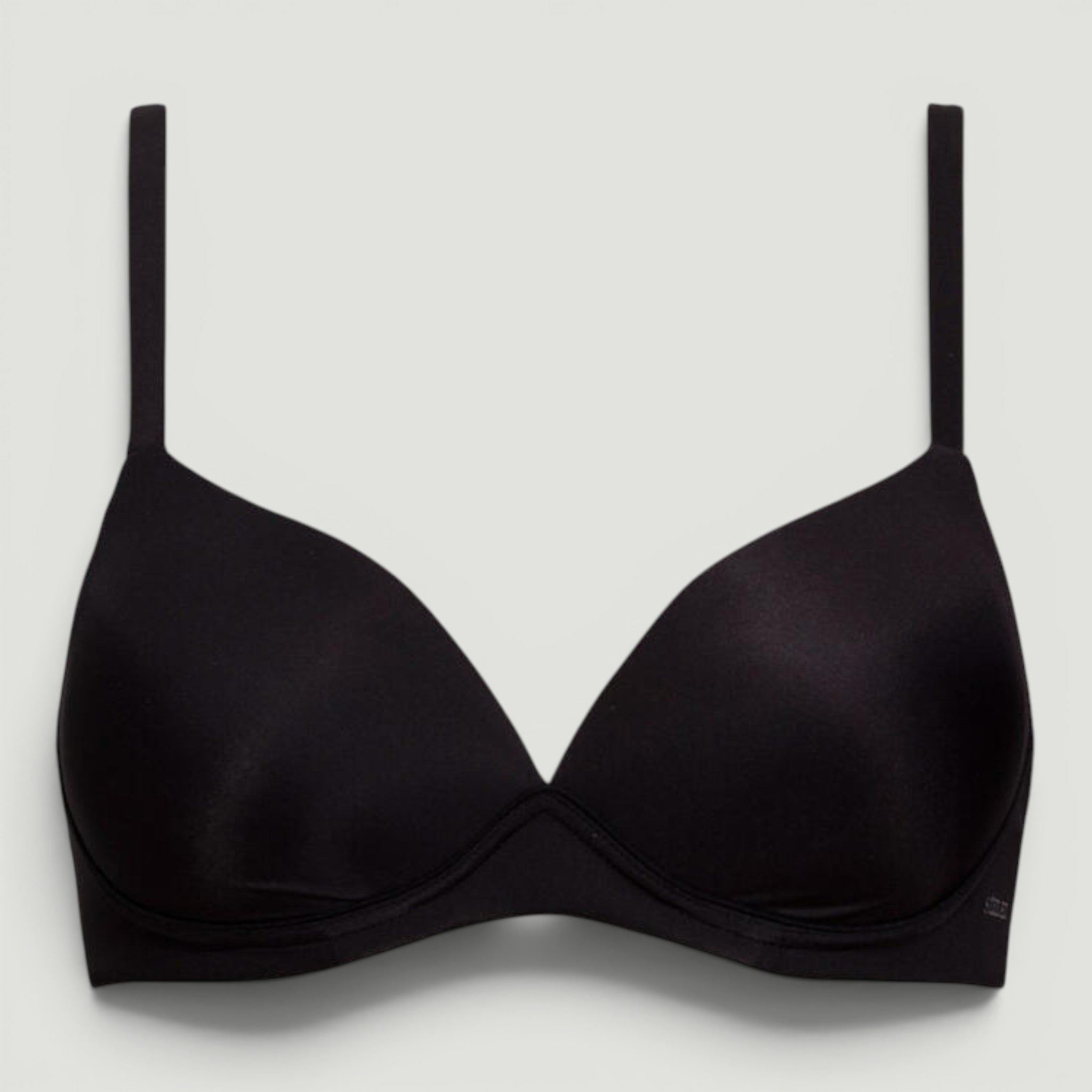 REGGISENO CON COPPE IMBOTTITE SENZA FERRETTO COPPA C - NERO