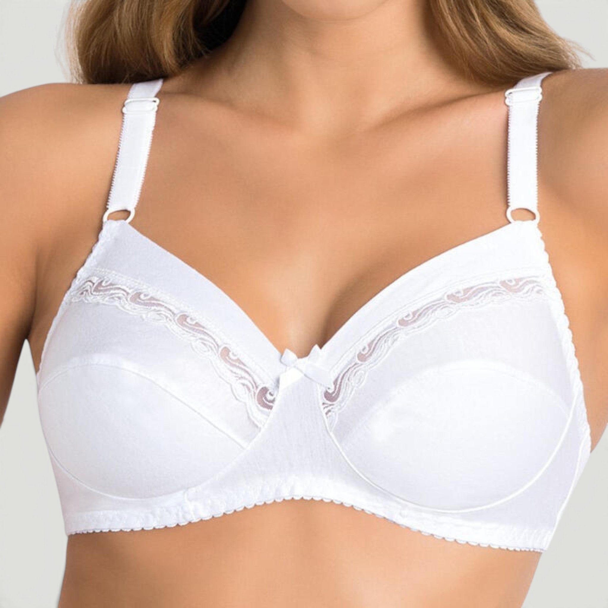 REGGISENO TRADIZIONALE PURO COTONE - BIANCO 10